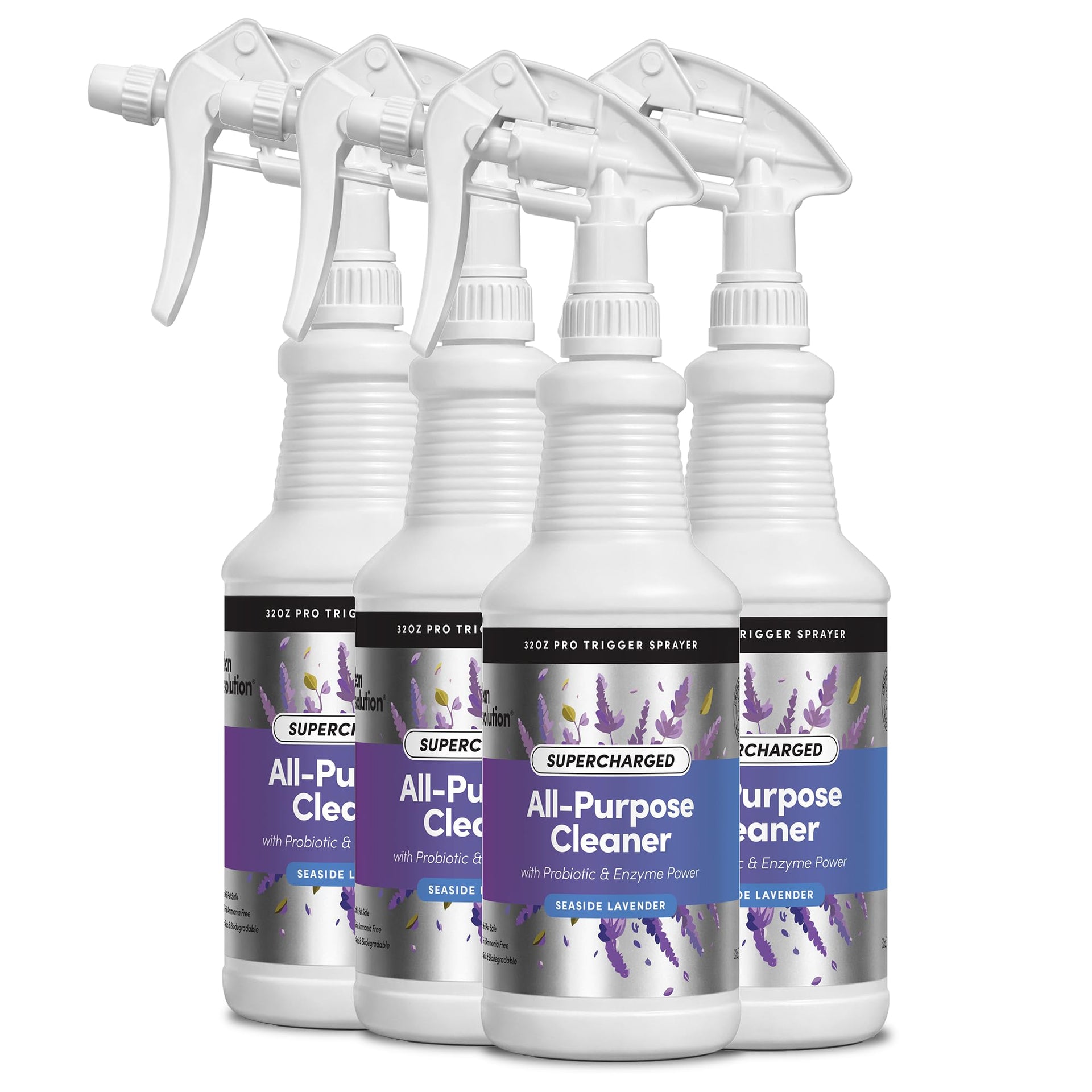 SuperCharged All Purpose Cleaner Refill with Smart Probiotic + Enzyme Complex (128 Fl Oz)