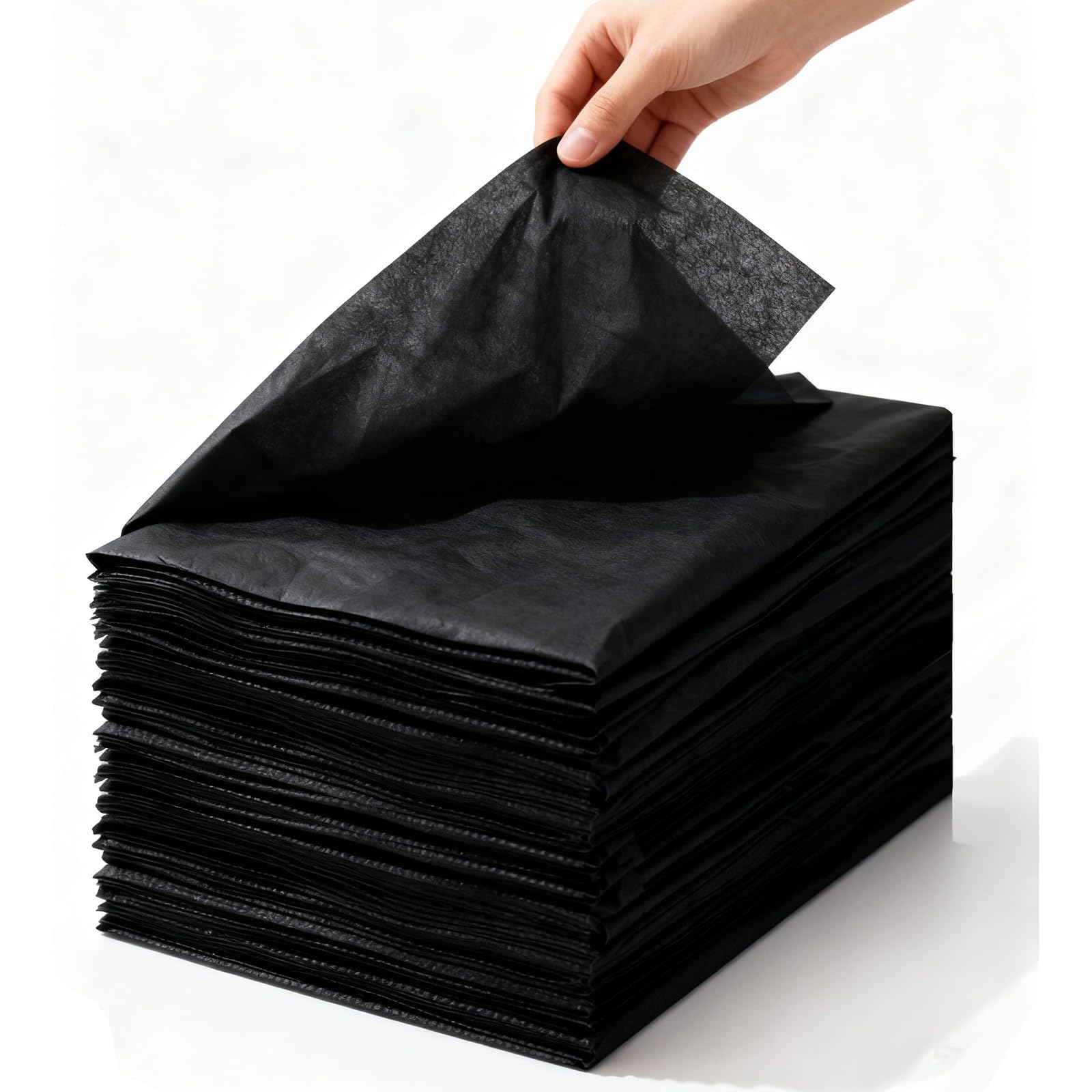 50PCS Massage Table Sheet Disposable Spa Bed Cover 75"x31" Waterproof Black (50 Count)