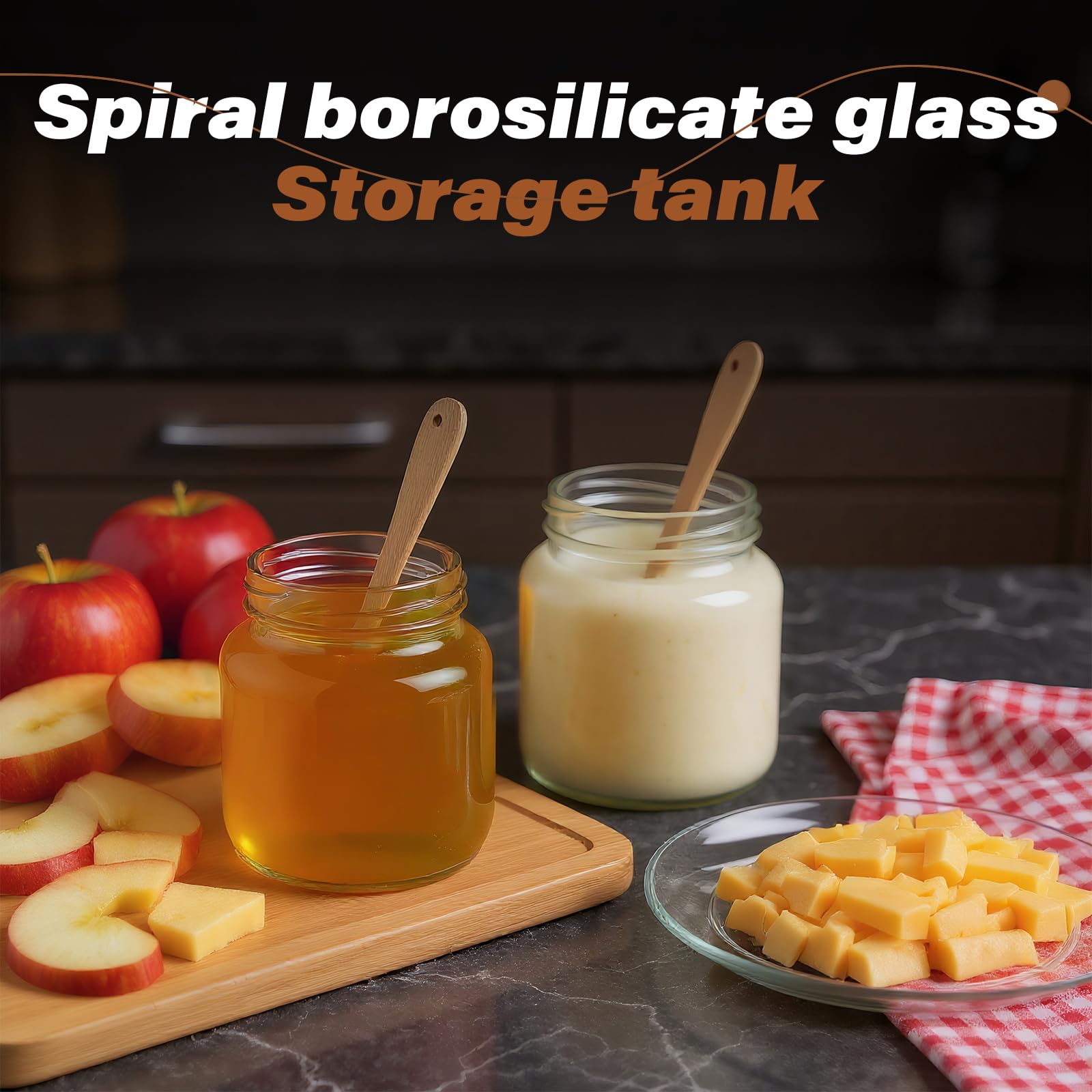 Glass Jars 6 Fl Oz (6 Count)