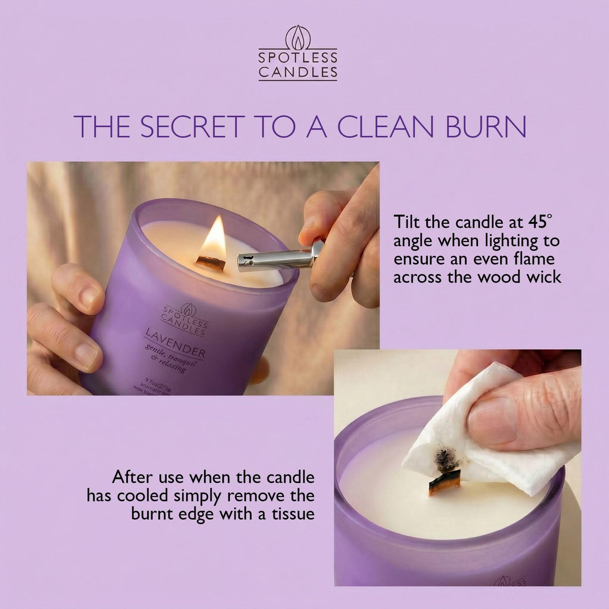 Lavender Candle; 9.7 oz
