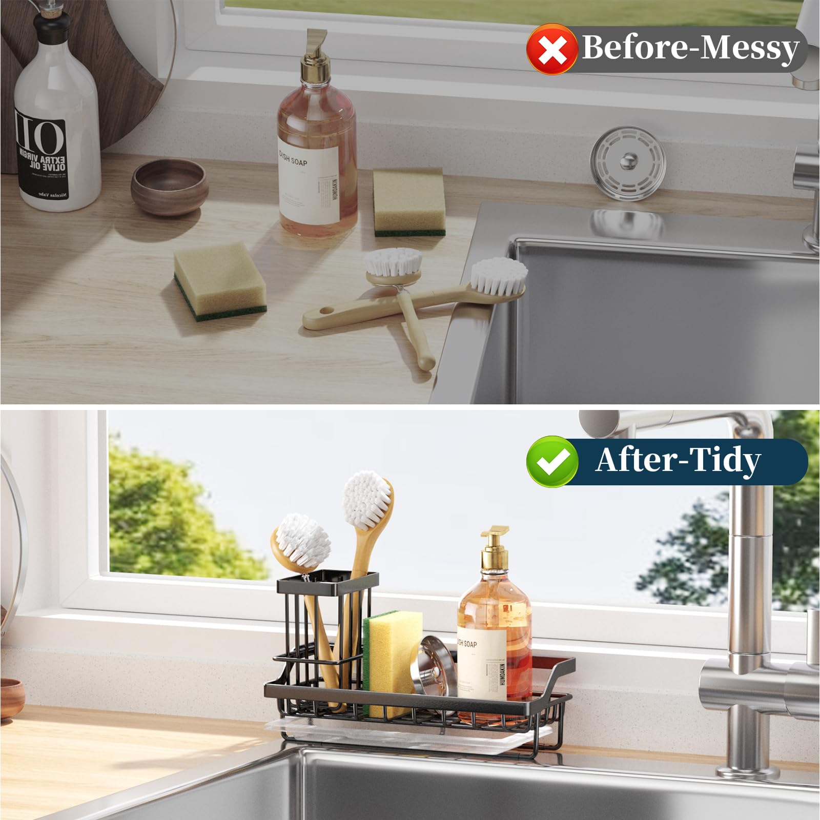 Sponge Holder for Kitchen Sink