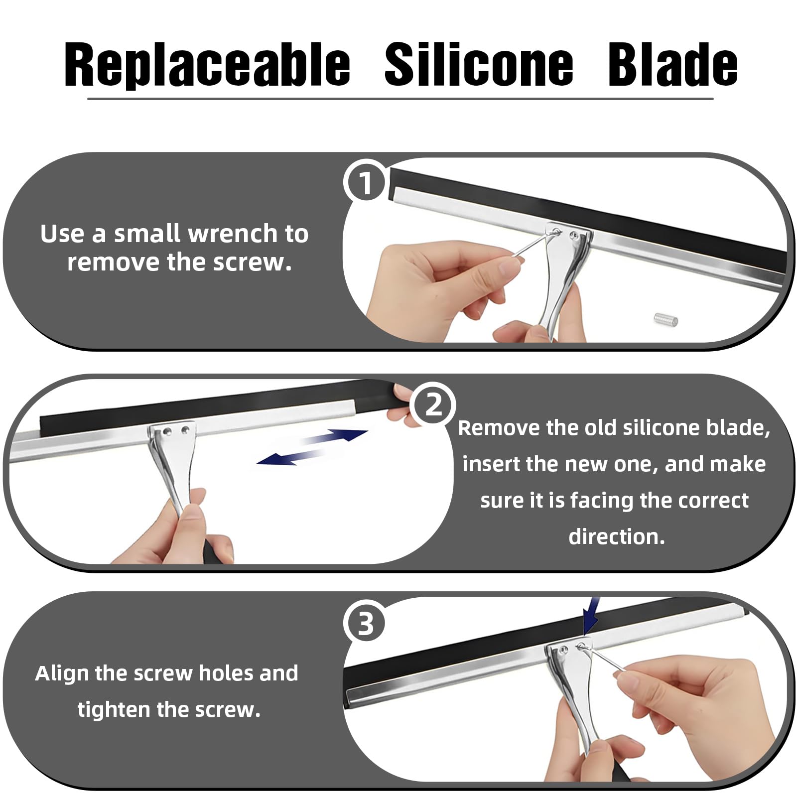 Shower Squeegee for Glass Door 12