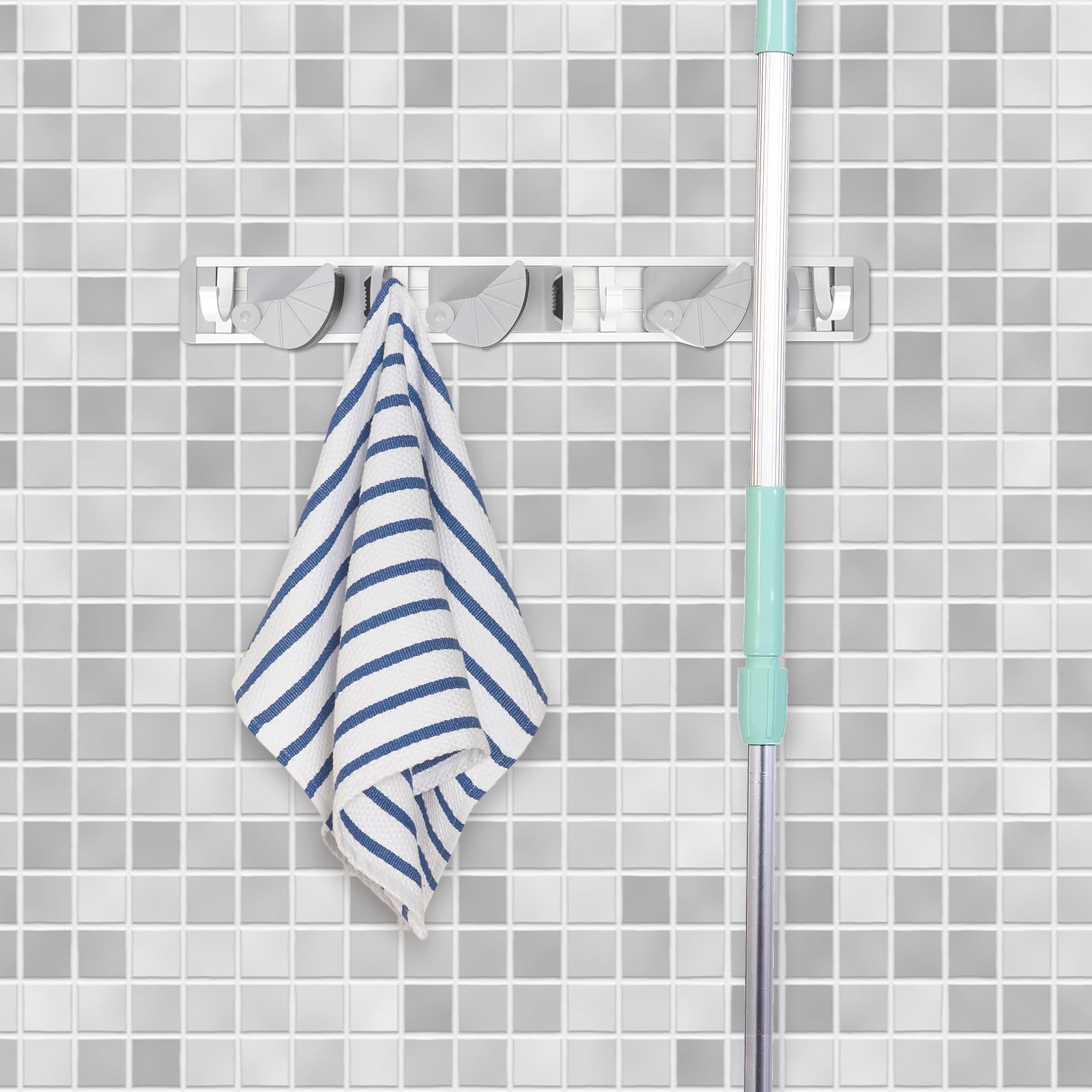 Wall Mounted Mop and Broom Holder Hooks