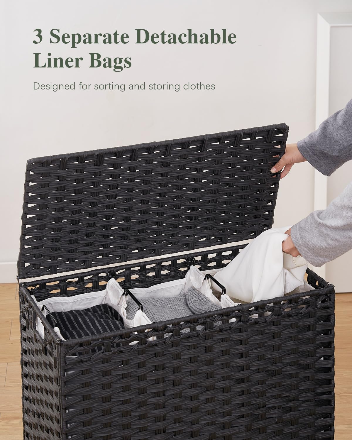 Laundry Hamper with Lid