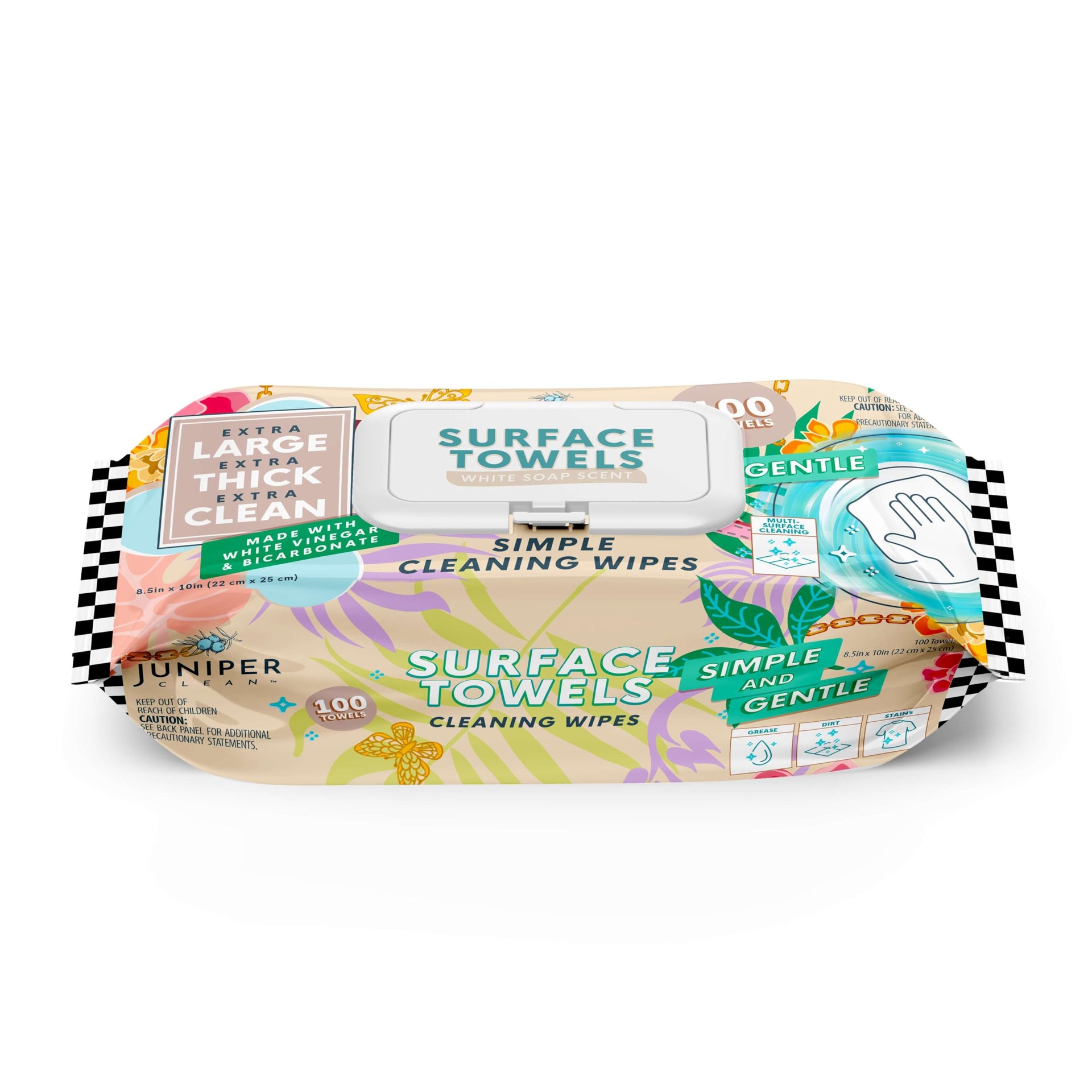 Single Surface Cleaning Wipes (100 Count)