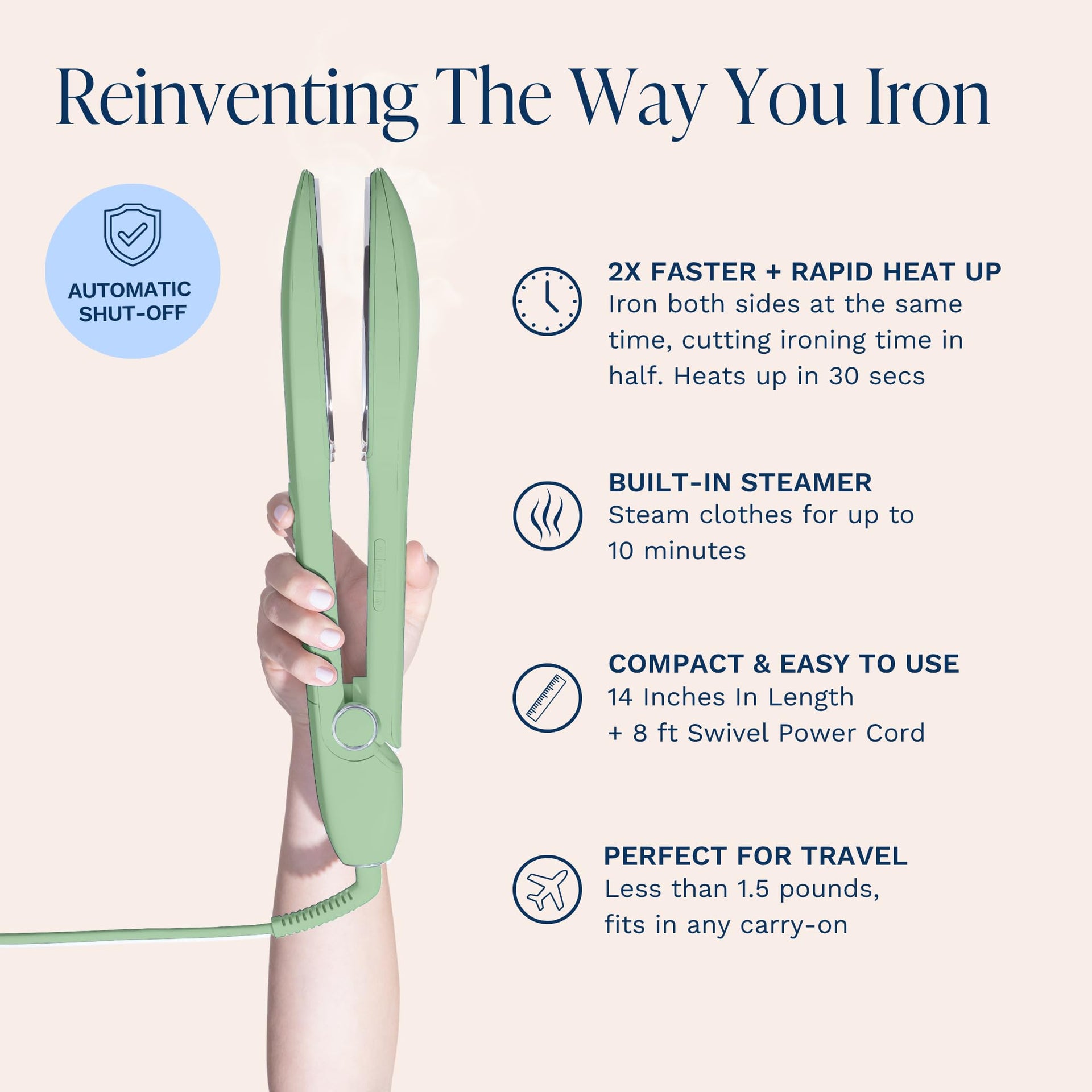 Press Travel Steam Iron