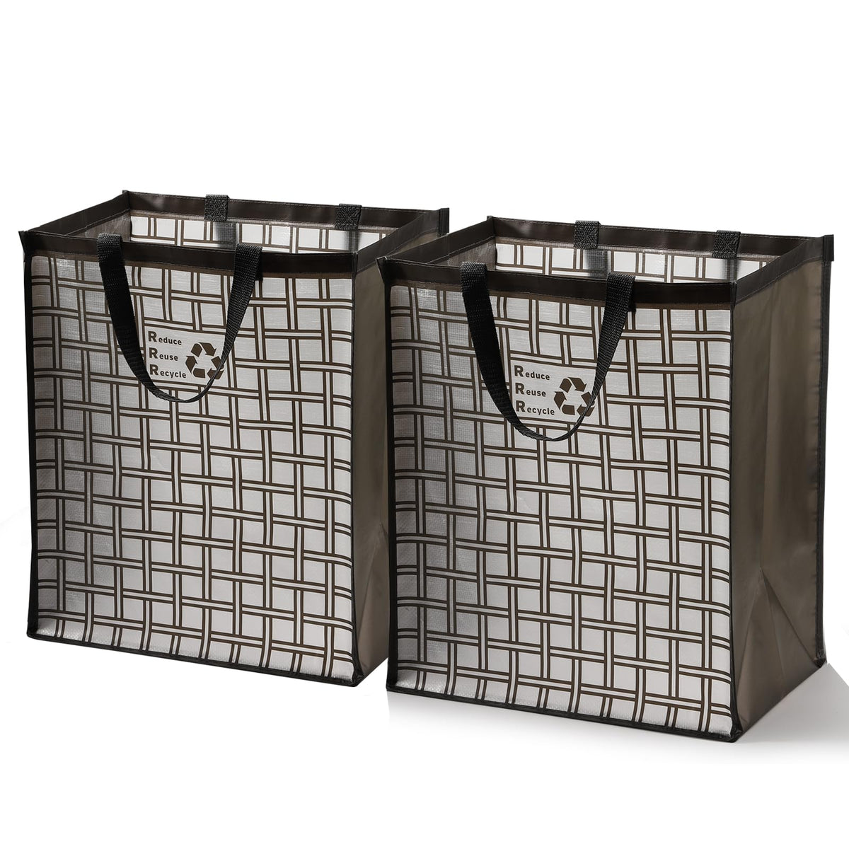 Recycle Bin Bags for Kitchen Home Trash Cans Sorting Bins 12 Gallon Set of 2 (2 Count)