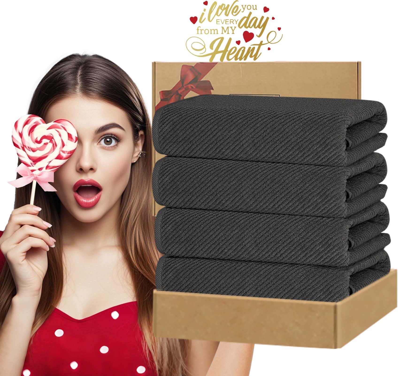 Bath Towels 4PC (4 Count)
