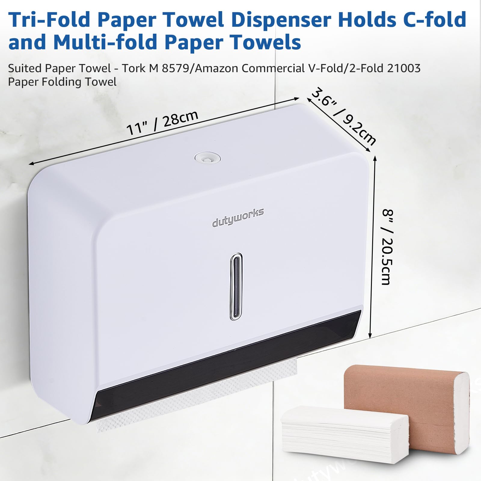 Paper Towel Dispenser Wall Mount (200 Count)