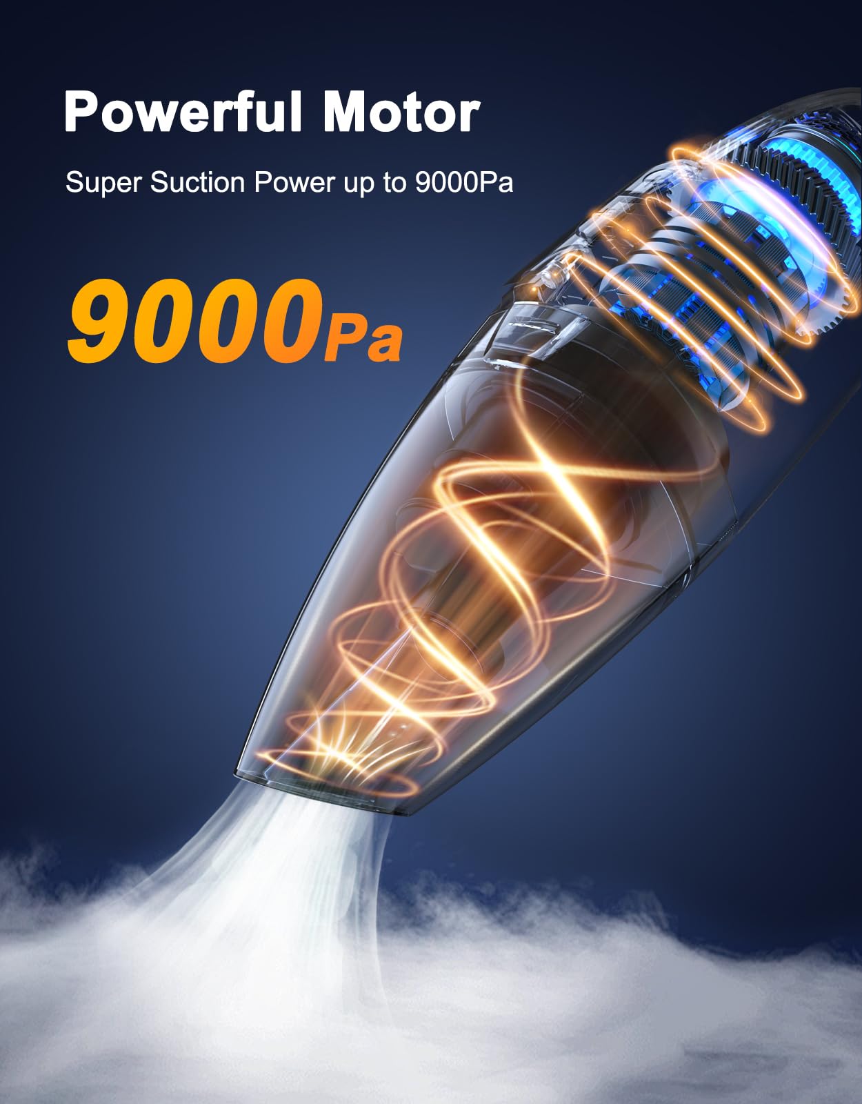 Handheld Vacuum Cordless Rechargeable 9KPA
