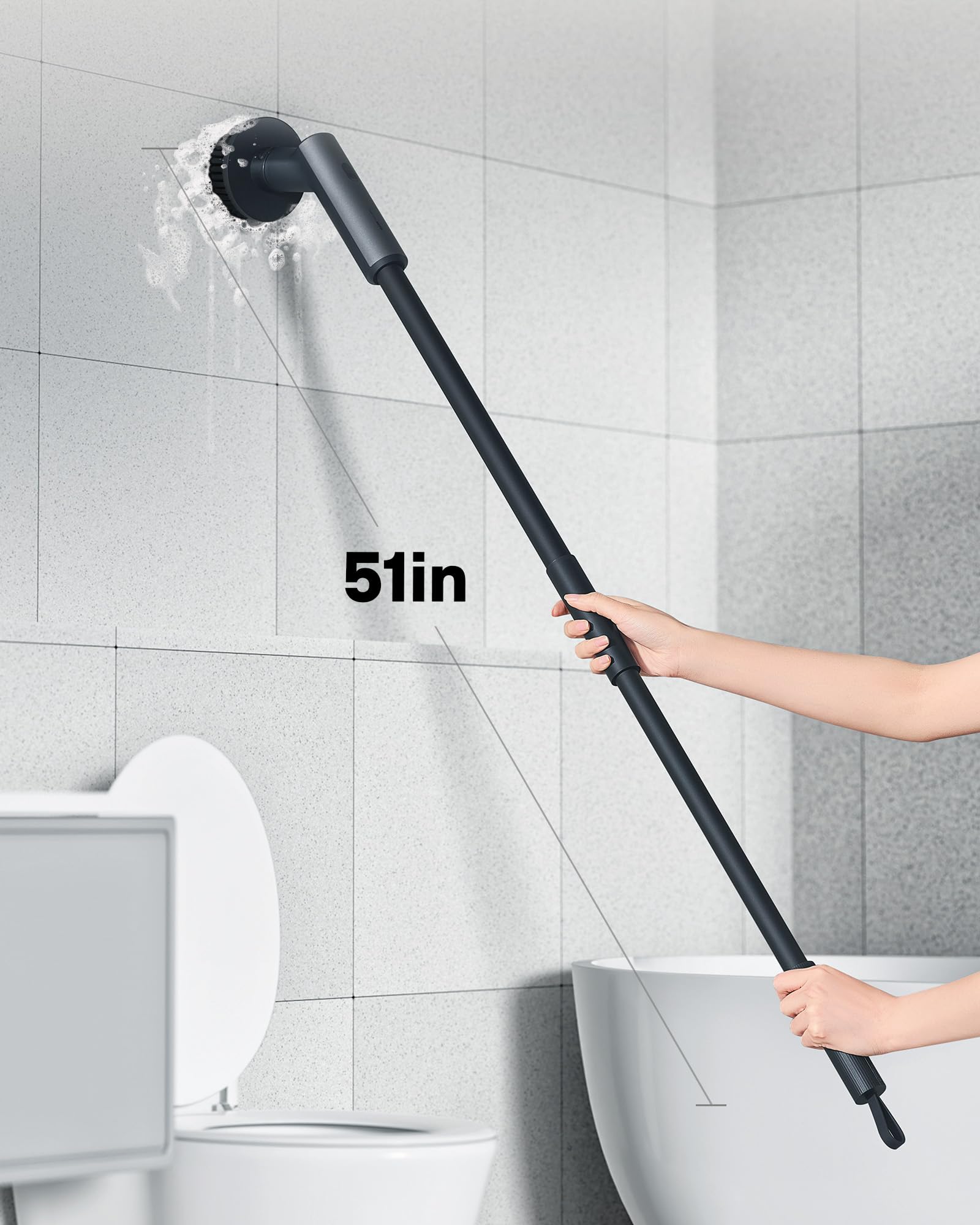 Cordless Electric Spin Scrubber