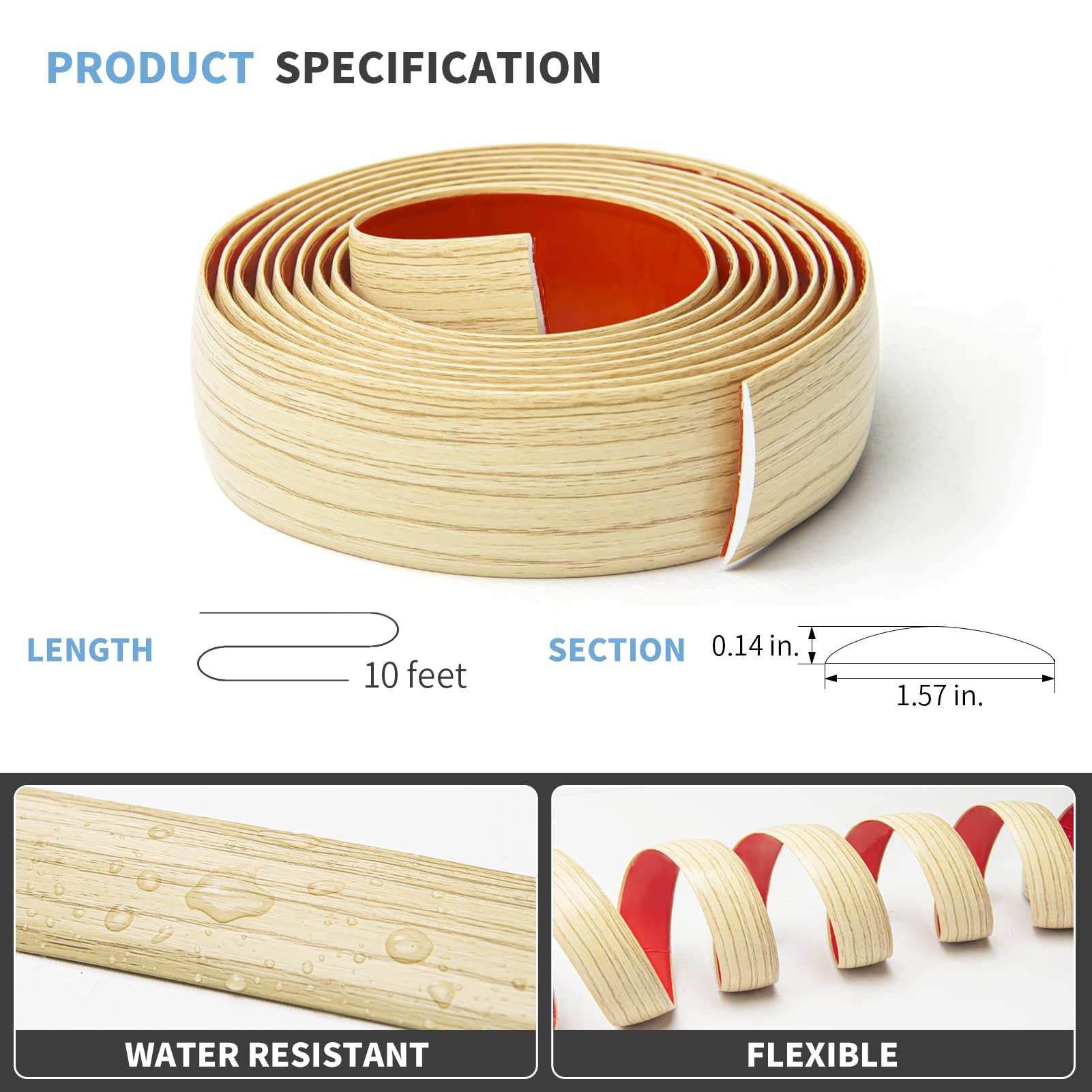 10 ft Floor Transition Strip (10 Foot)