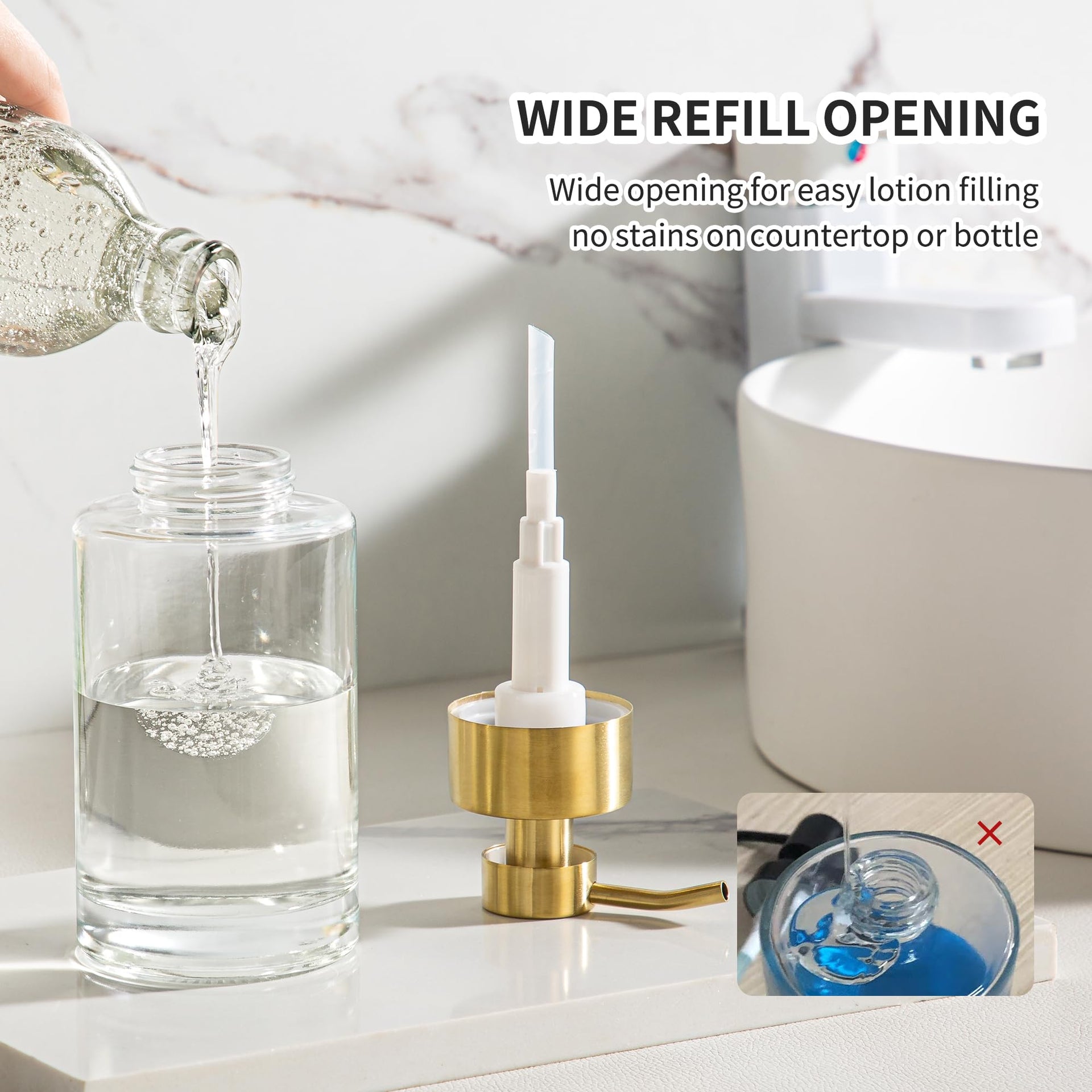 Glass Soap Dispenser