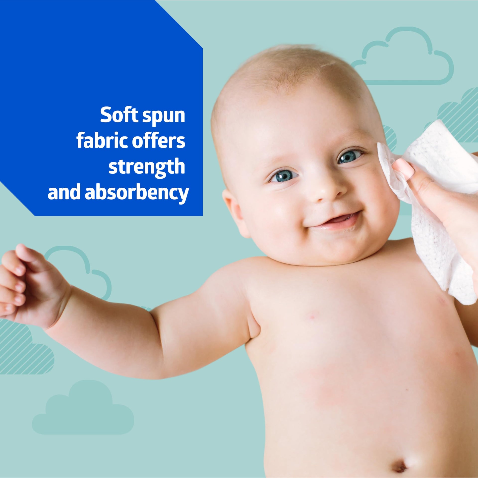 Ultrasoft Disposable Dry Cleansing Cloths (50 Count)