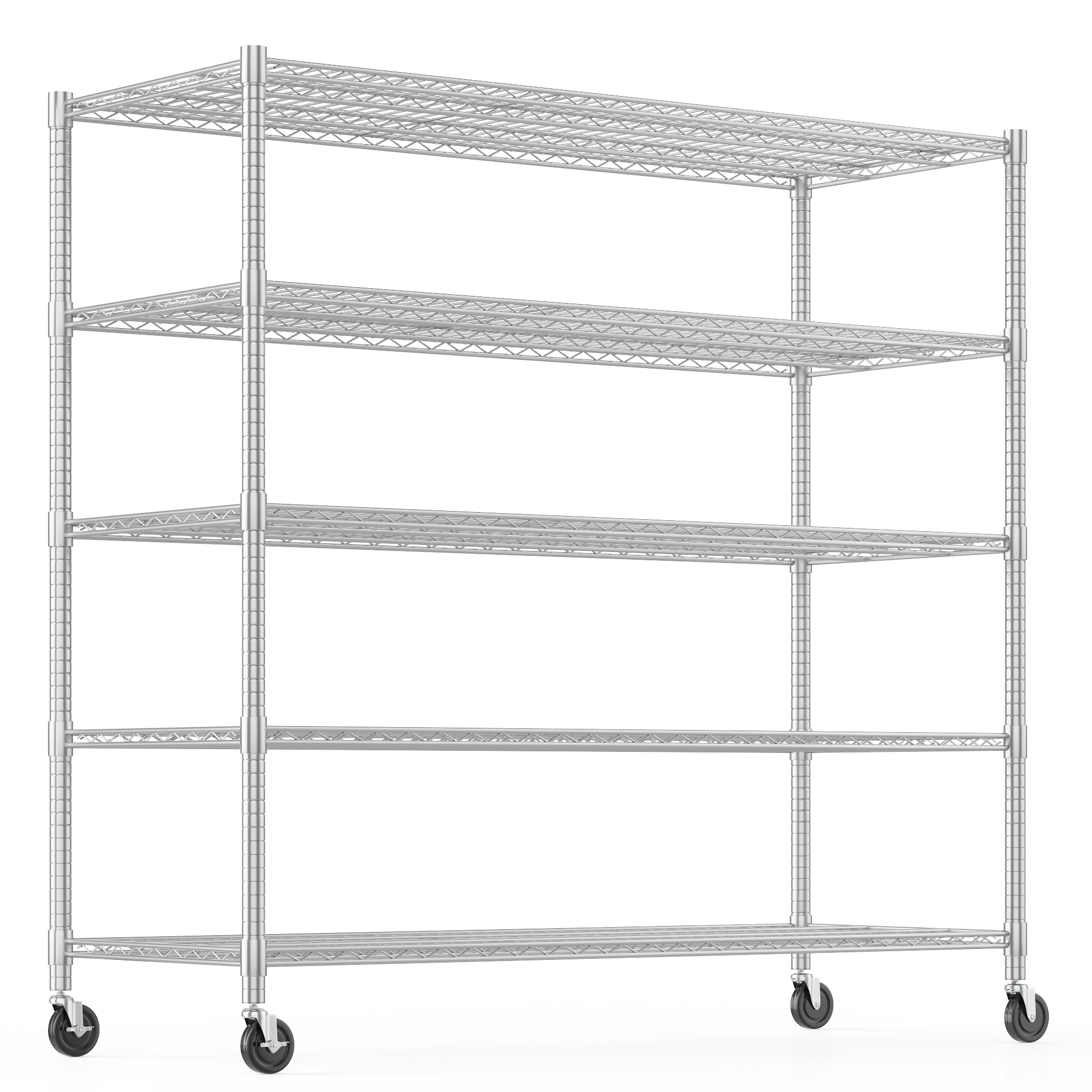 Storage Shelves with Wheels