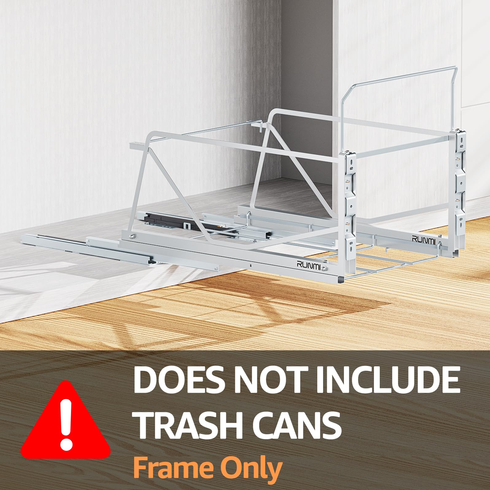 Double Pull Out Trash Can Under Cabinet