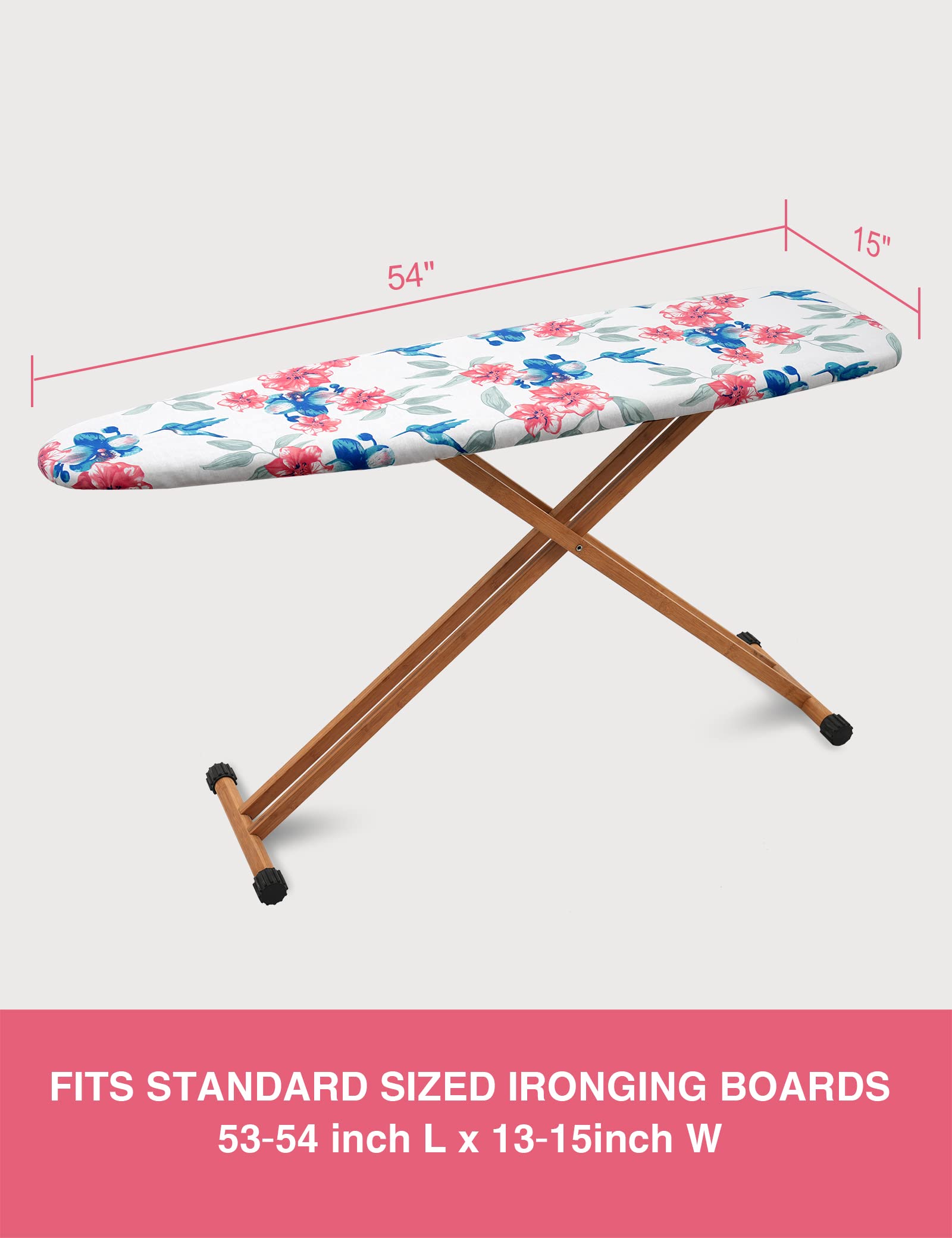 Ironing Board Cover and Pad Extra Thick Natural Cotton
