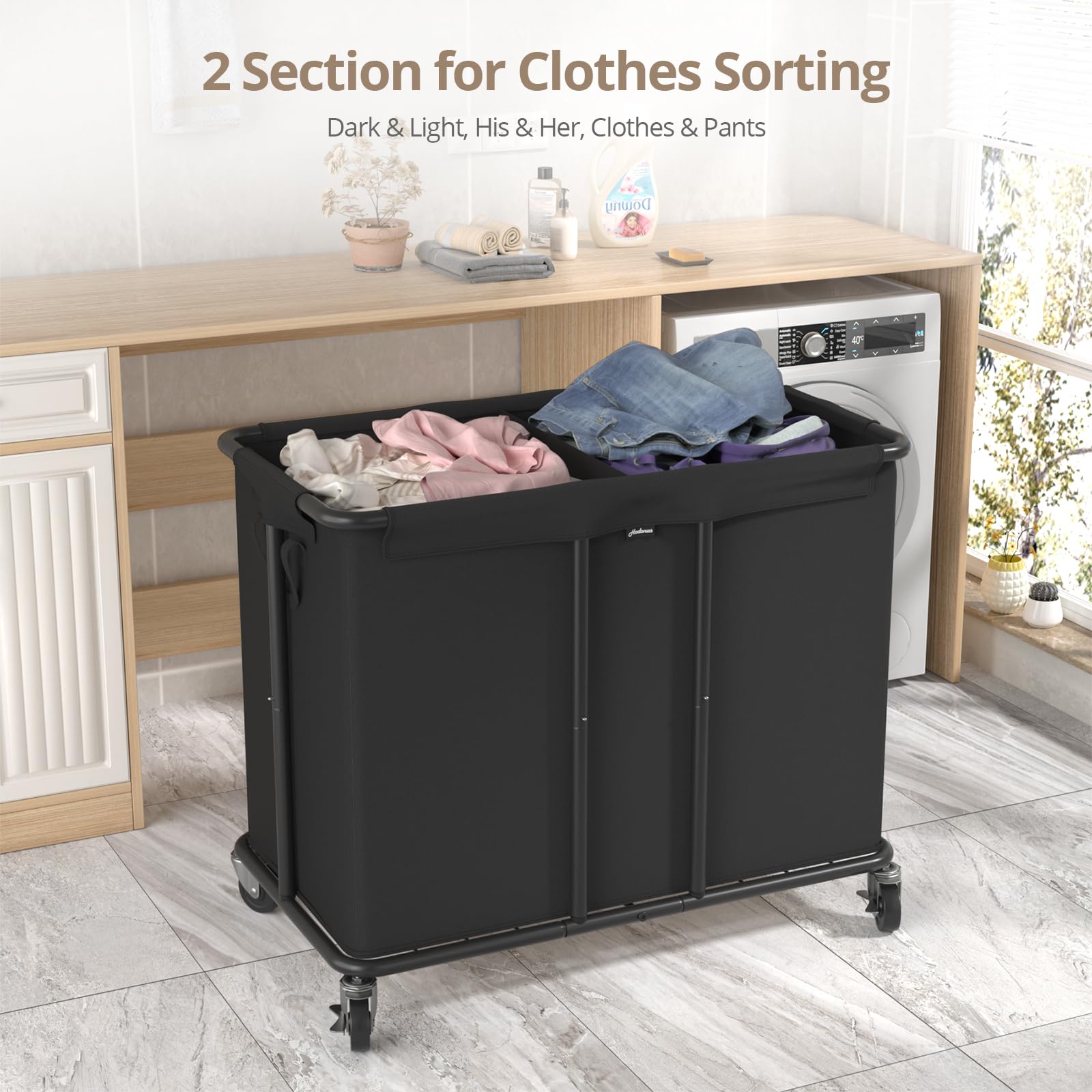 Laundry Hamper with Wheels