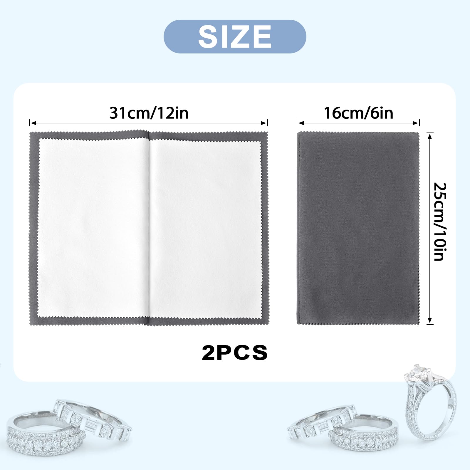 Silver Polishing Cloth (2 Count)
