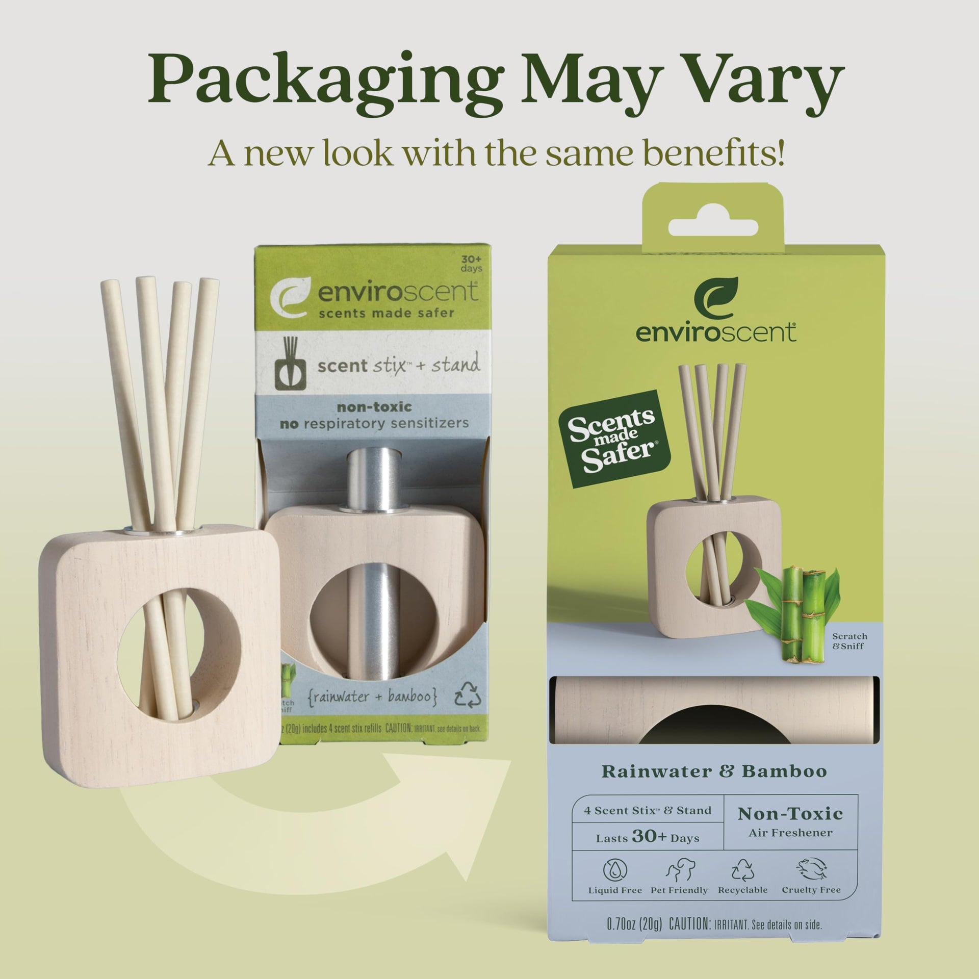 Scent Stix™ Starter Kit with Mango Wood Stand & Refill (4 Count)