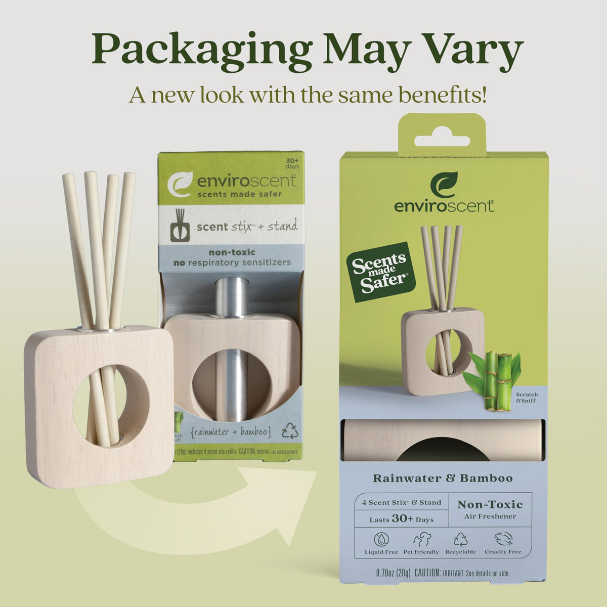 Scent Stix™ Starter Kit with Mango Wood Stand & Refill (4 Count)