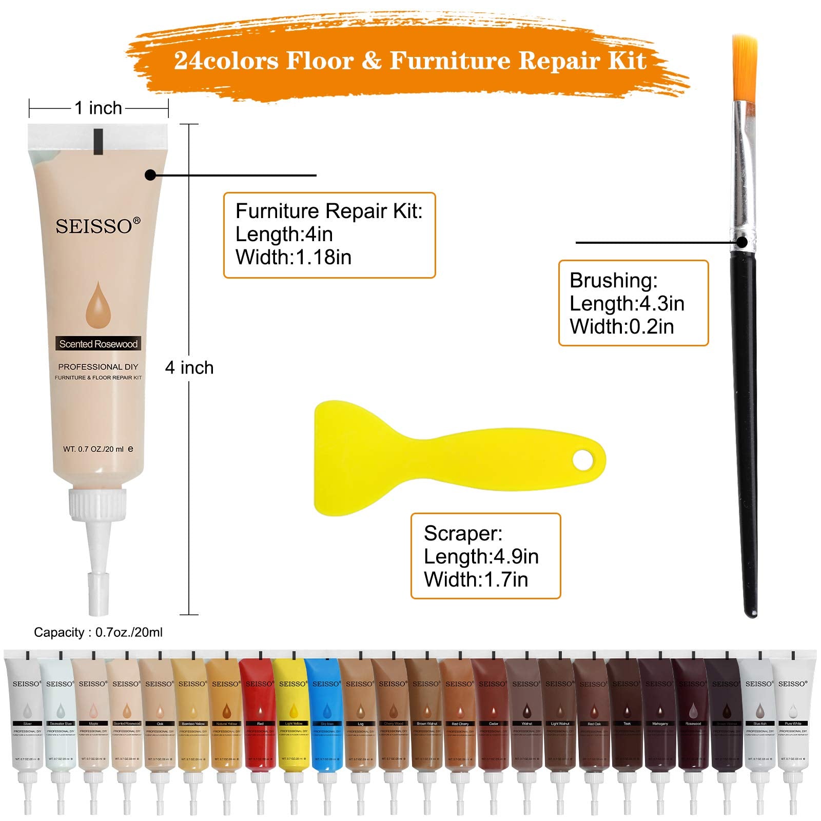 Wood Furniture Repair Kit (24 Count)
