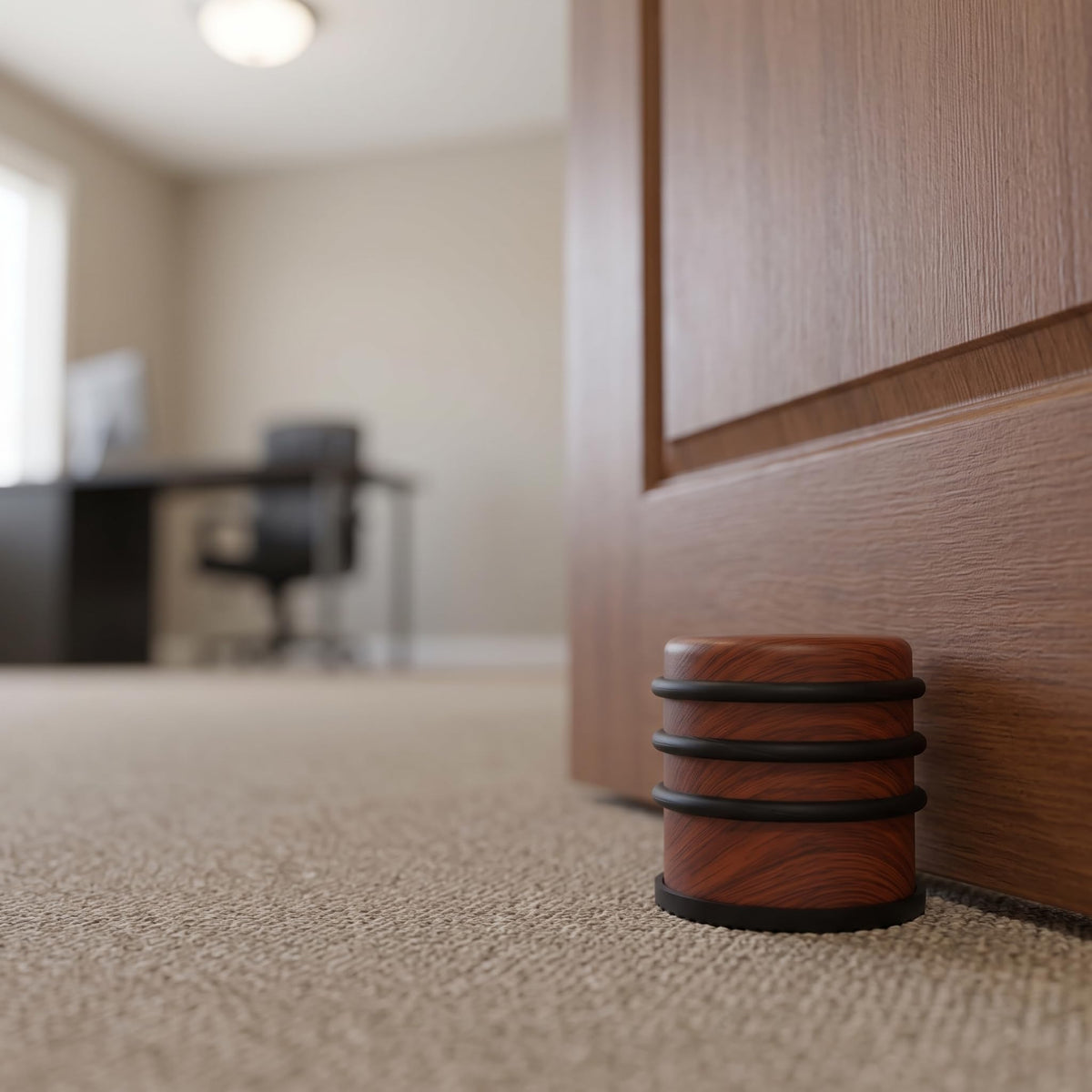4 PCS 1KG Heavy Duty No Drill Door Stopper (4 Count)