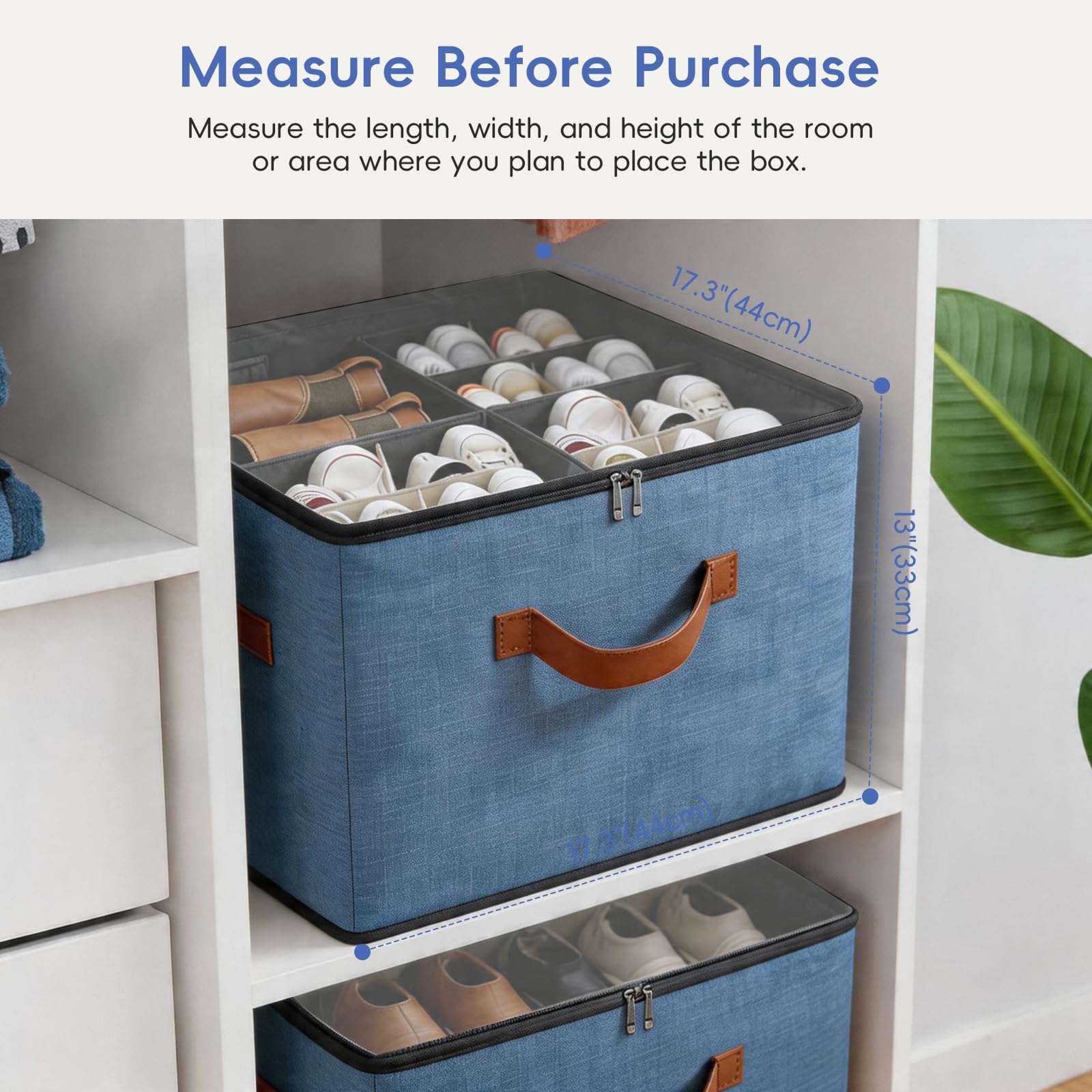 Shoe Organizer for Closet (2 Count)