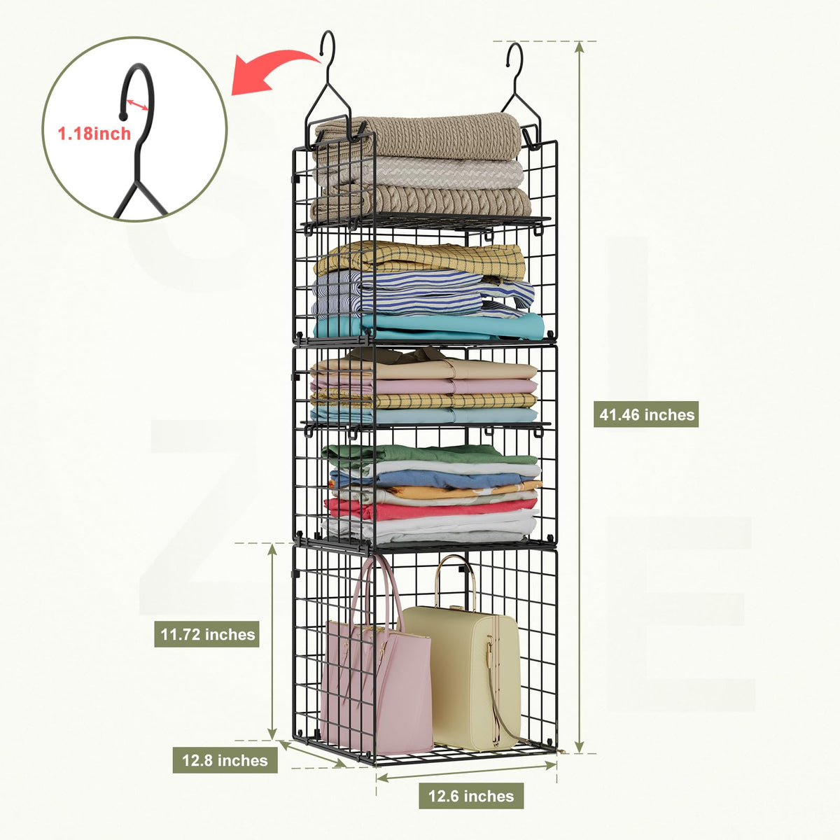 Hanging Closet Organizer and Storage