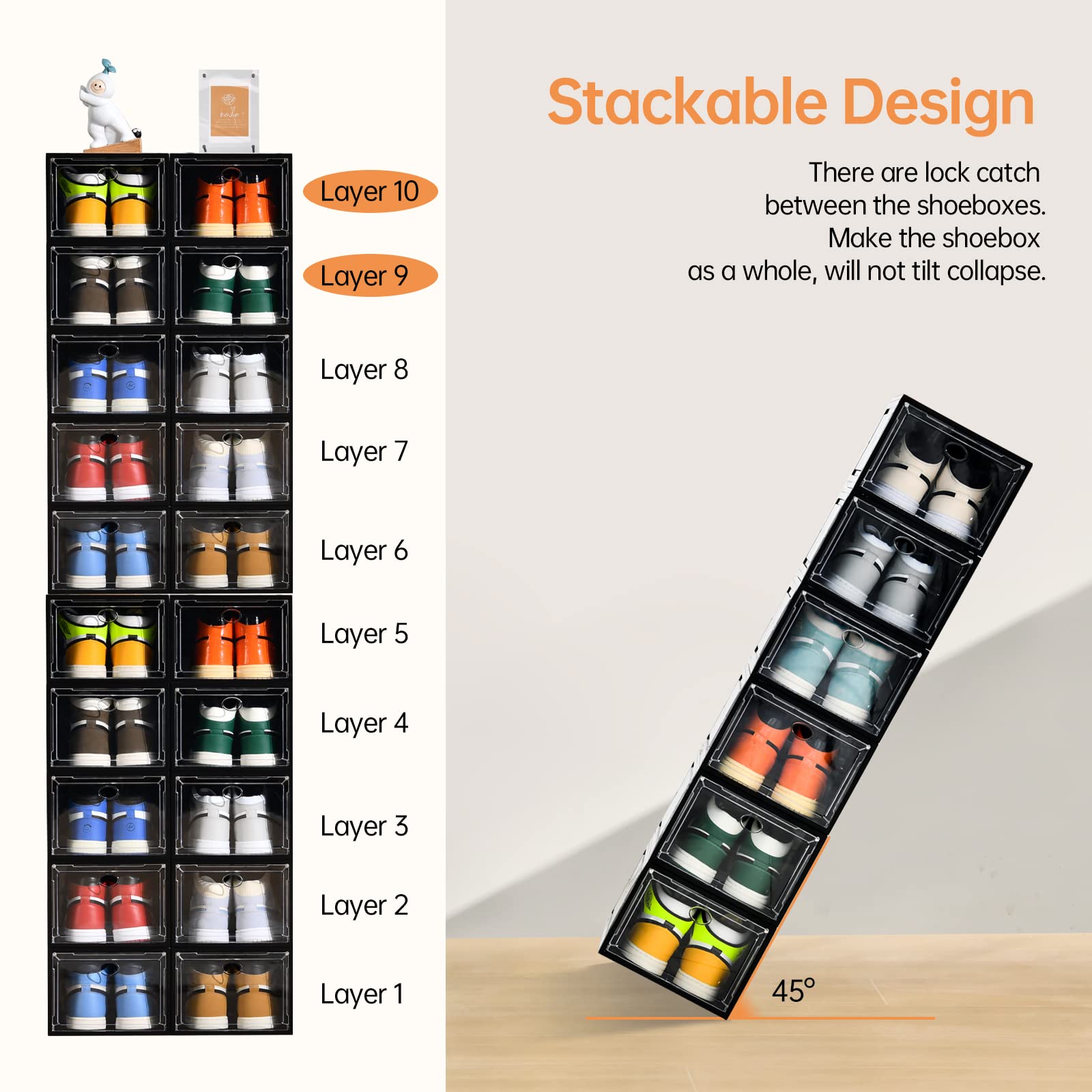 12 Pack Shoe Storage (12 Count)