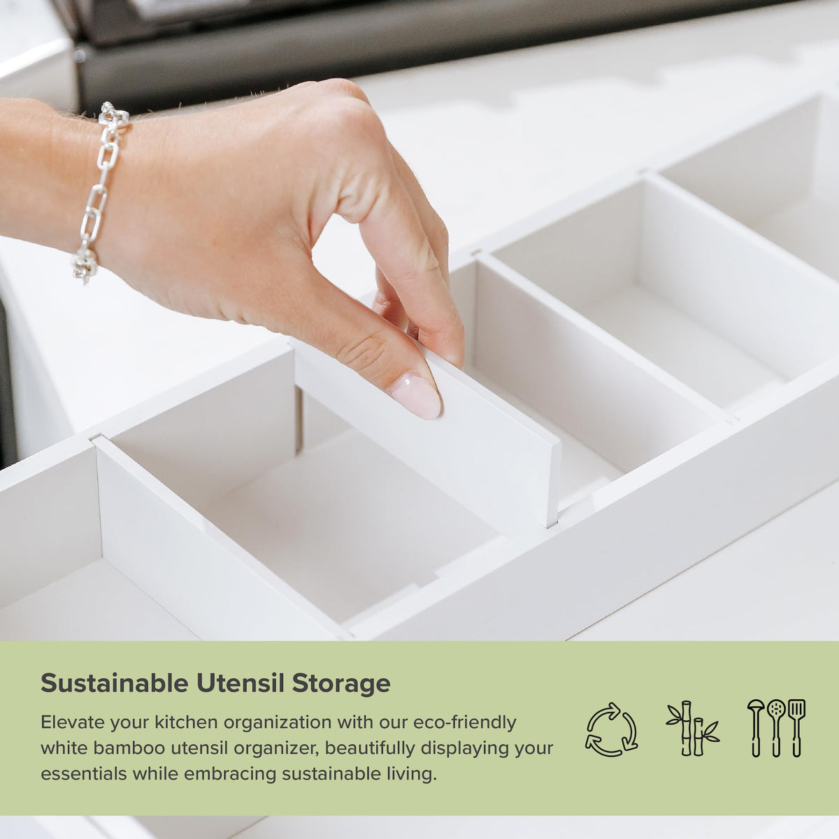 Utensil & Junk Drawer Organizer