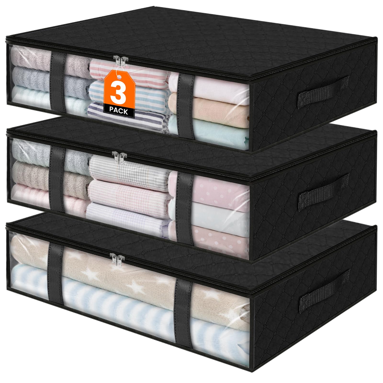 Under Bed Storage Bins (3 Count)