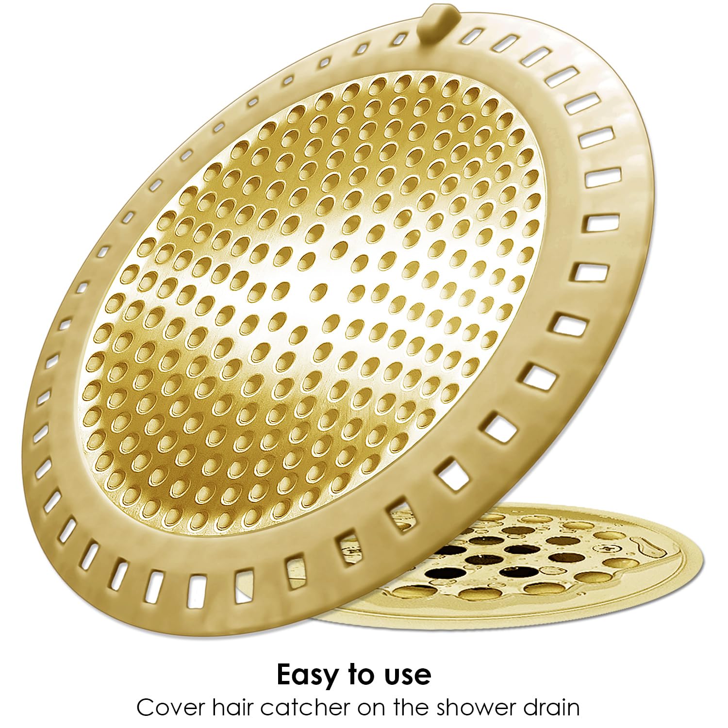 2PCS Hair Catcher Shower Drain