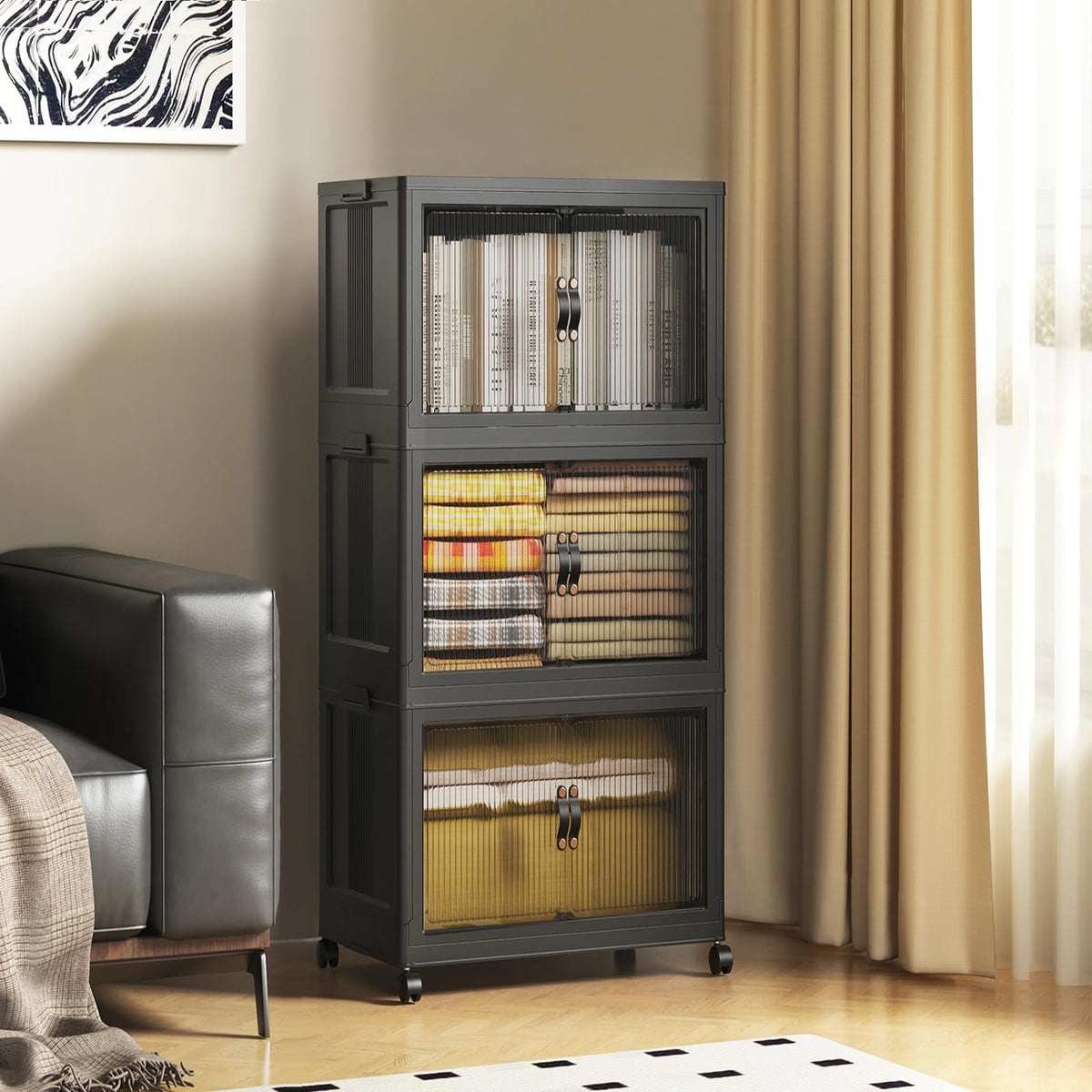 105Qt Stackable Storage Bins