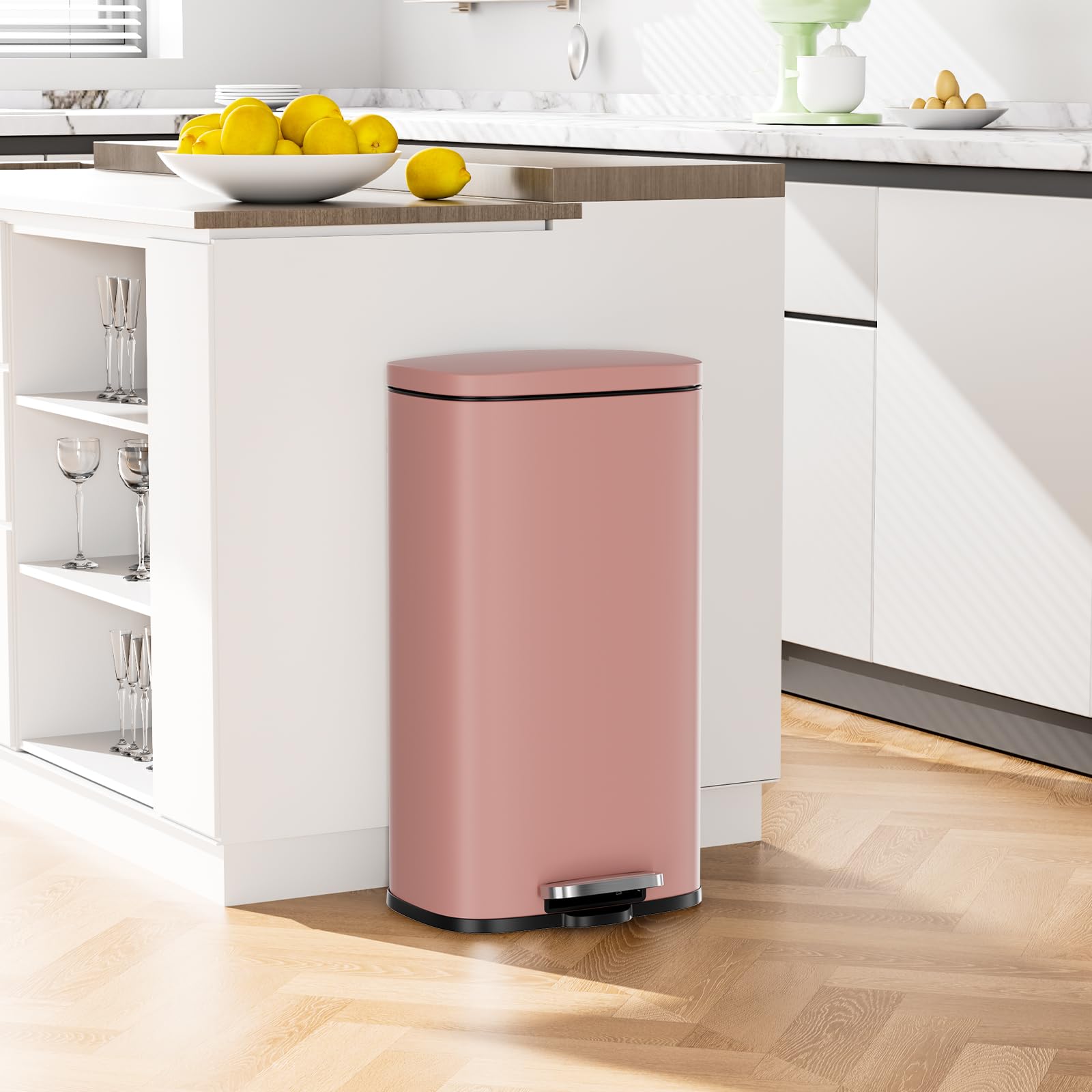 8 Gallon Step Kitchen Trash Can