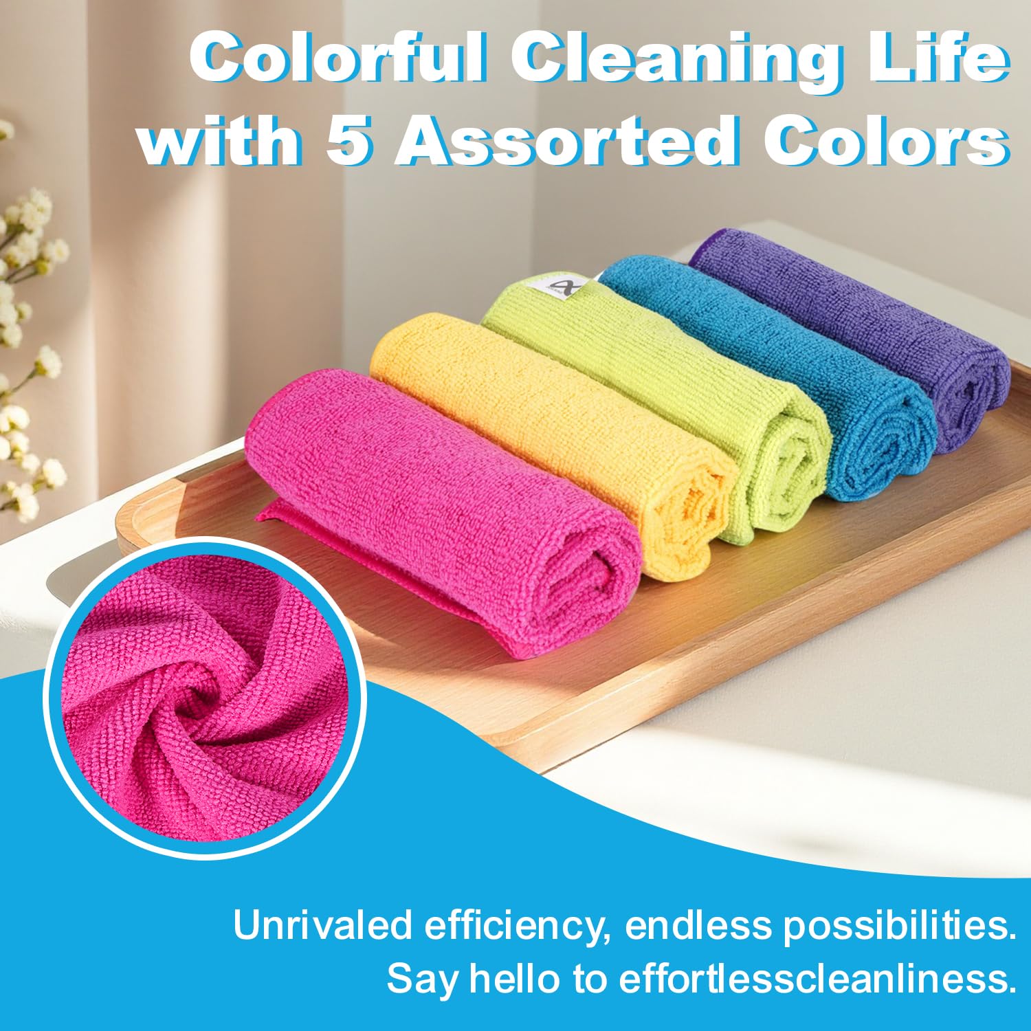 Microfiber Cleaning Cloth (15 Count)
