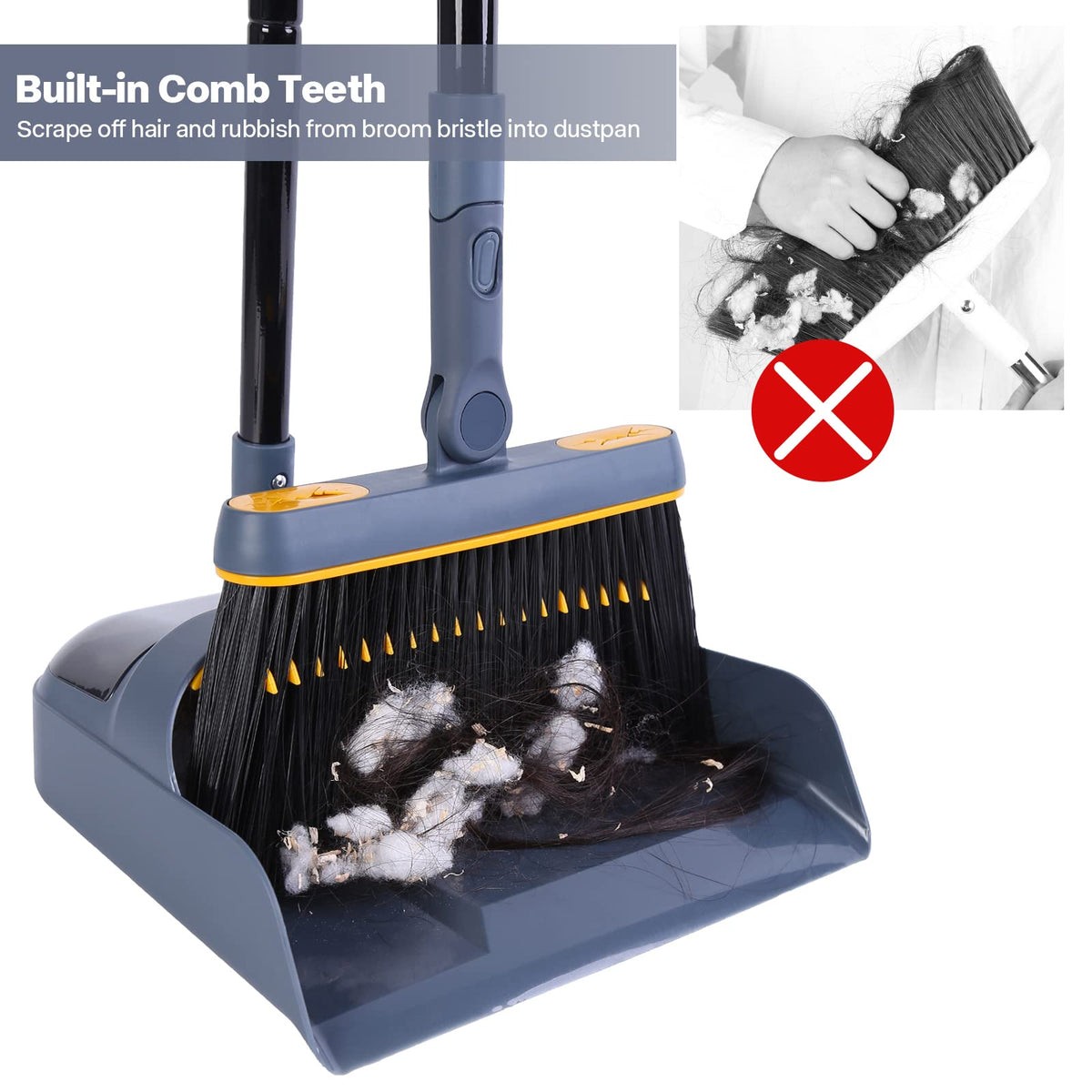 Broom and Dustpan Set for Home