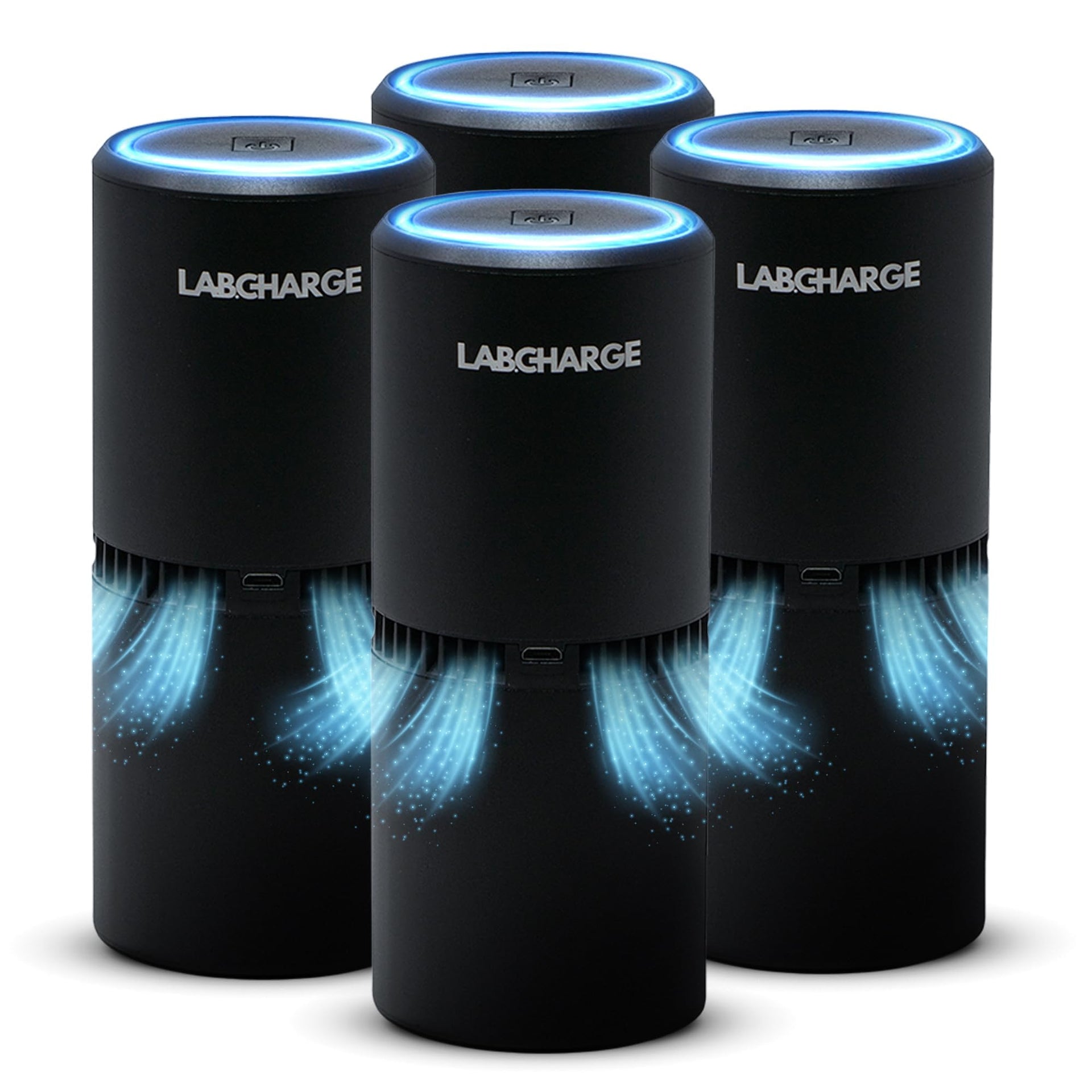 Small Ionic Air Purifier for Home & Bedroom (4 Count)