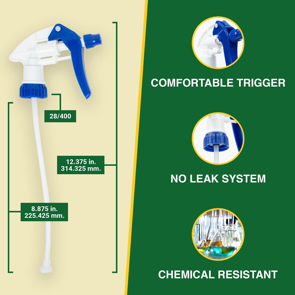 Spray Bottle Nozzle Replacement Tops (24 Count)
