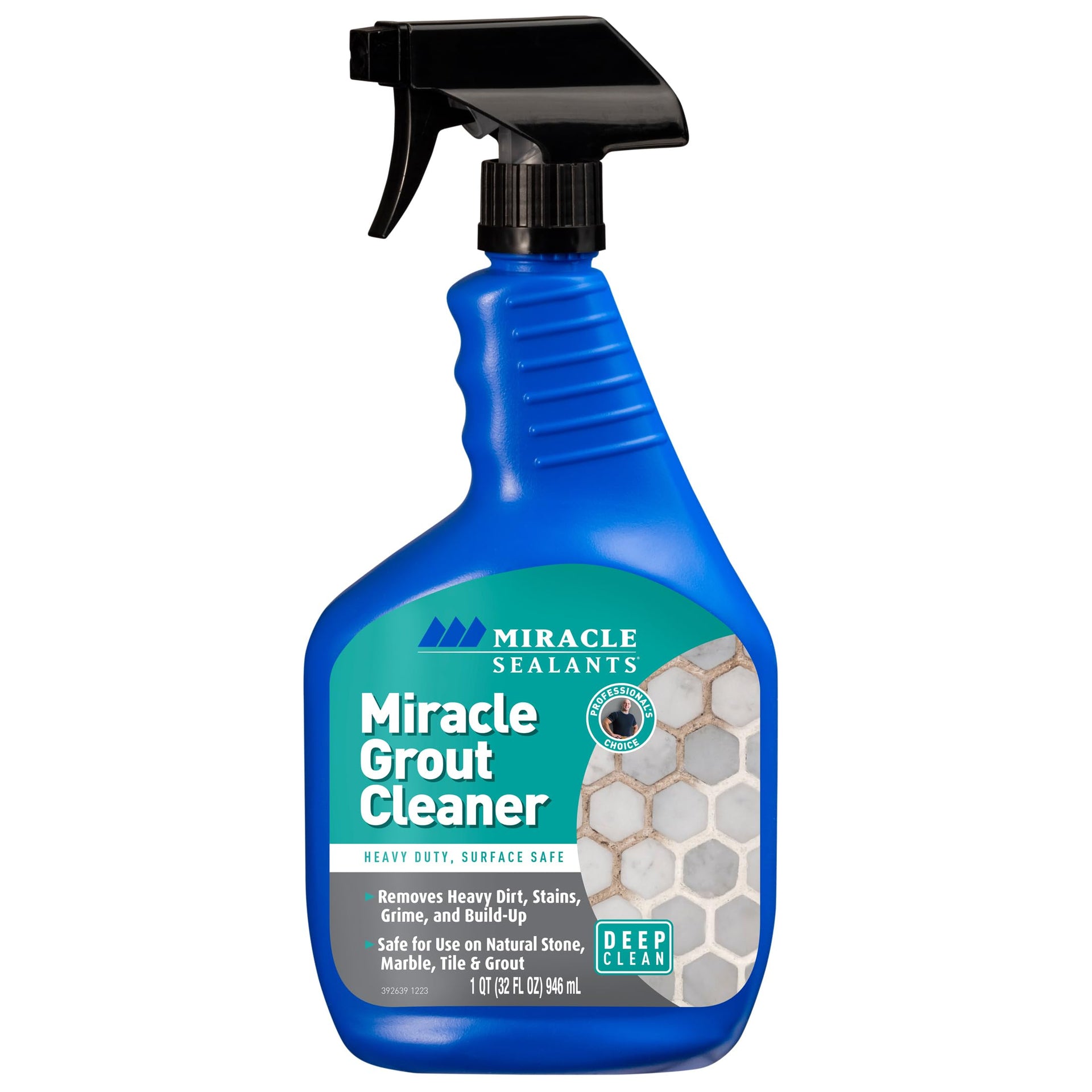 Heavy Duty Grout Cleaner Spray for Tile & Stone (32 Fl Oz)