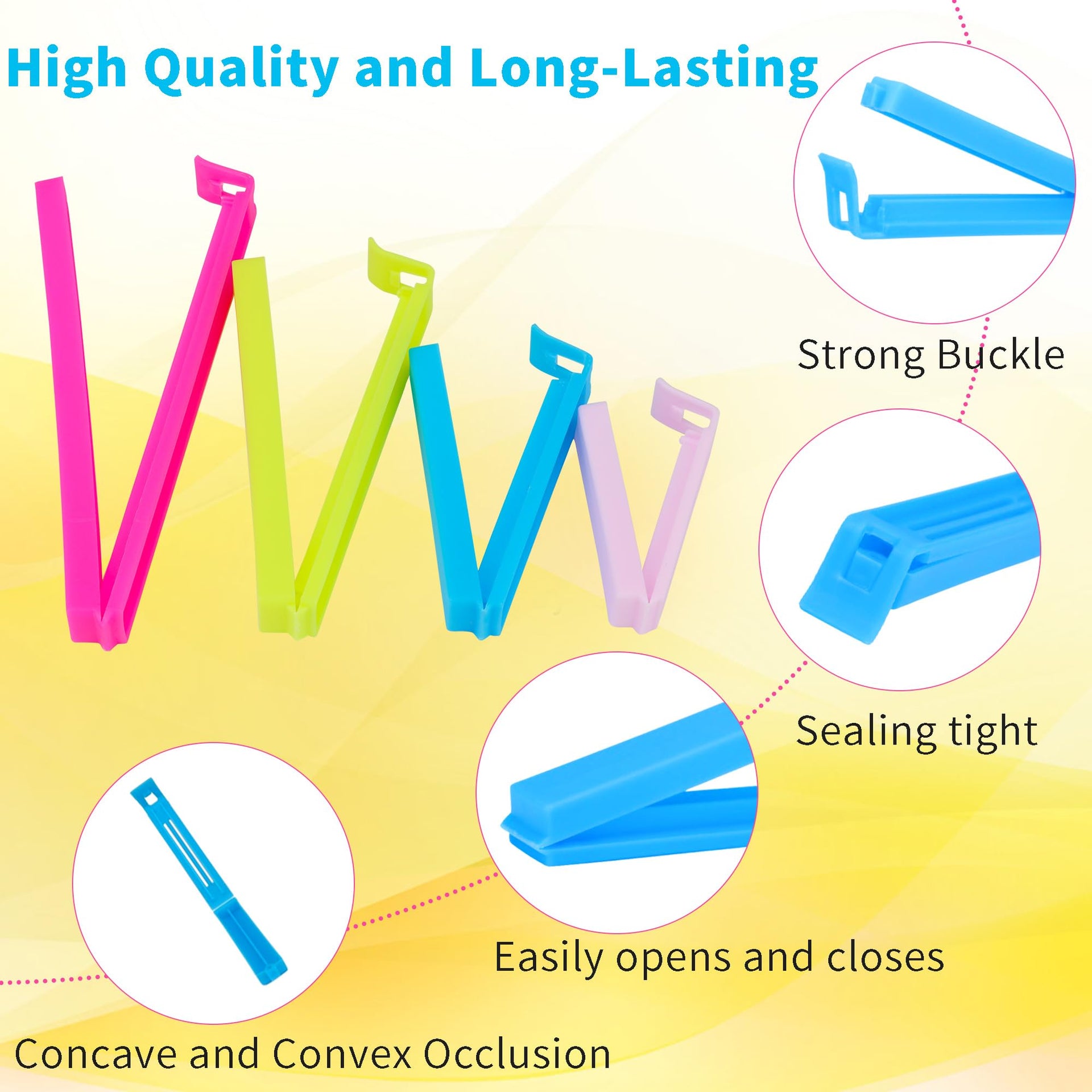 34 Pack Plastic Chip Clips (34 Count)