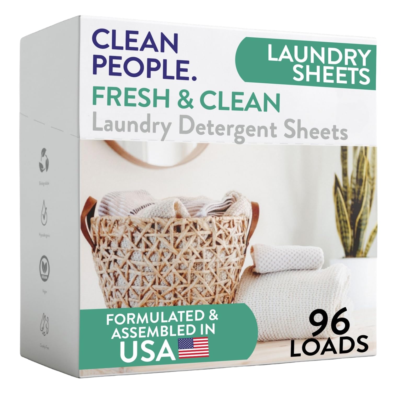 Laundry Detergent Sheets (96 Count)
