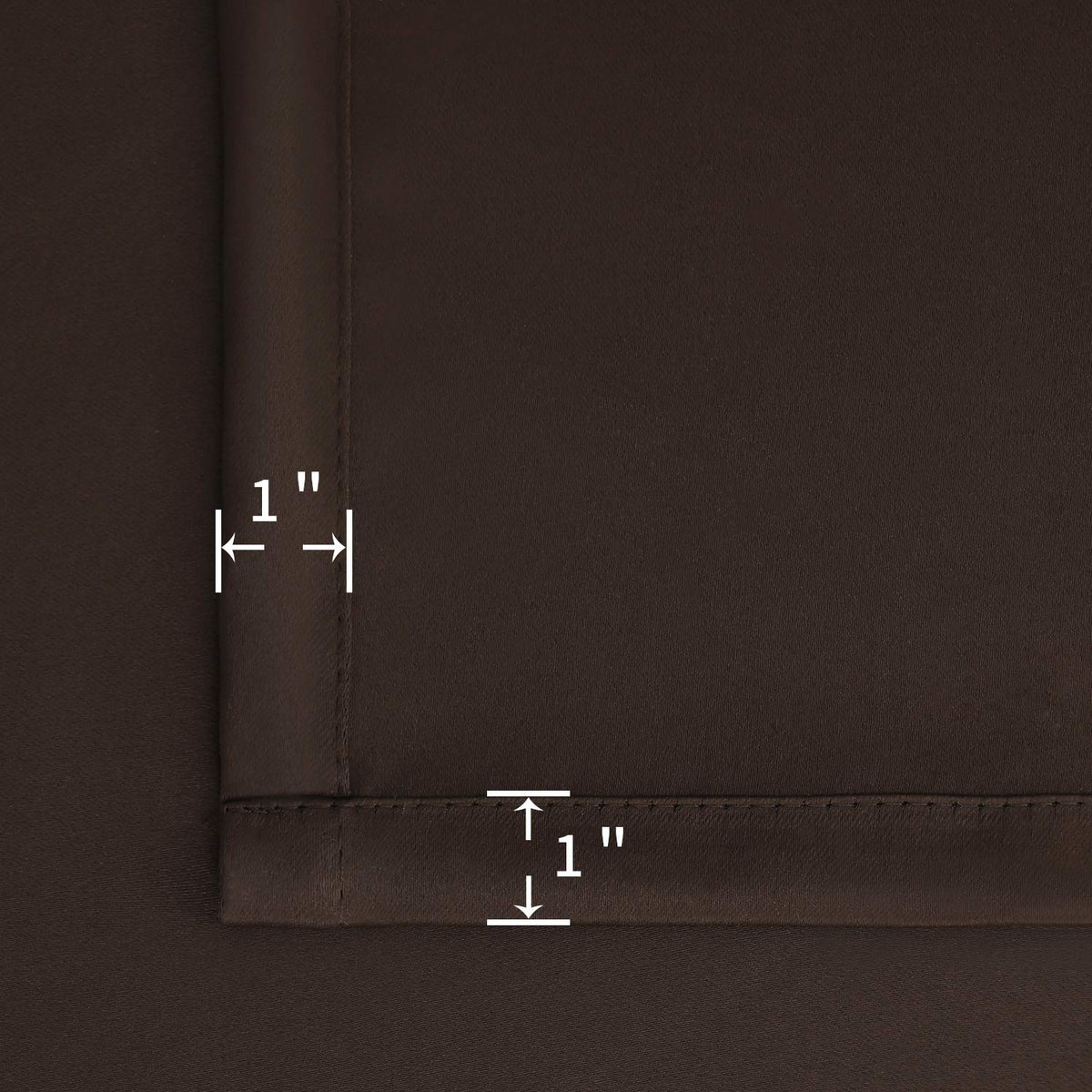 Rod Pocket Blackout Curtains for Bedroom (2 Count)