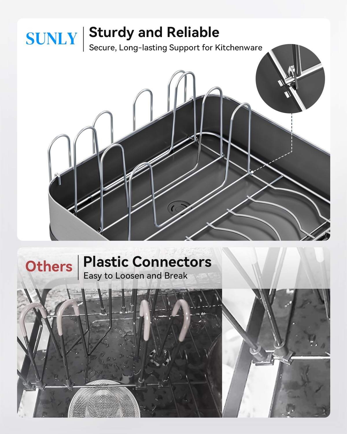 Expandable Dish Drying Rack