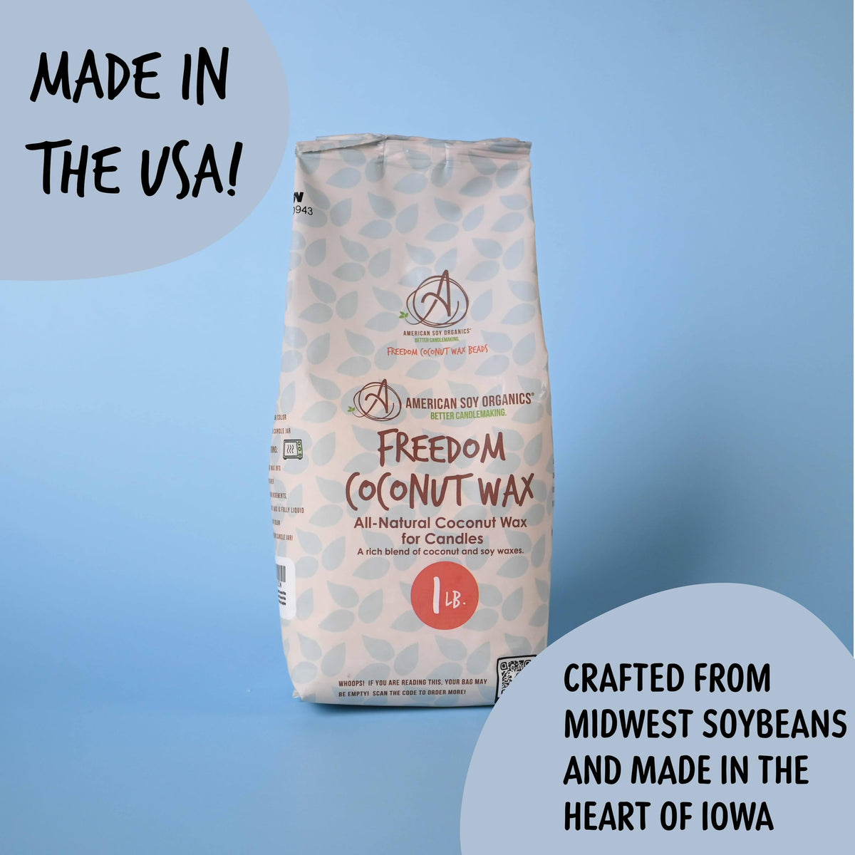 Freedom Coconut Soy Wax Beads