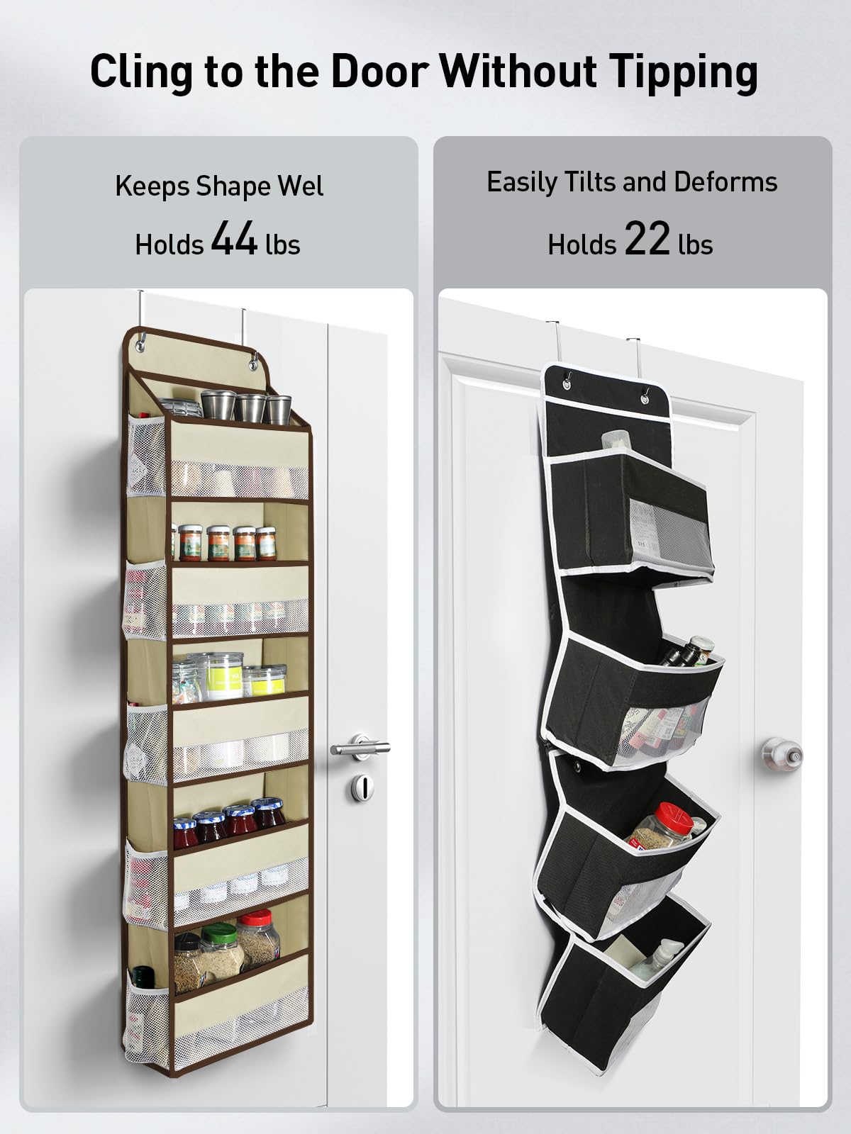 1 Pc 5 Tier Over the Door Organizer with 15 Pockets
