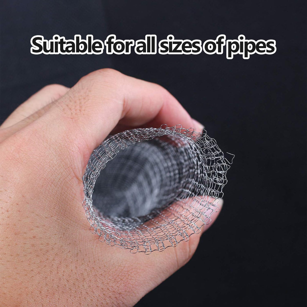 Stainless Steel Lint Traps for Washing Machine Drain Hose (12 Count)