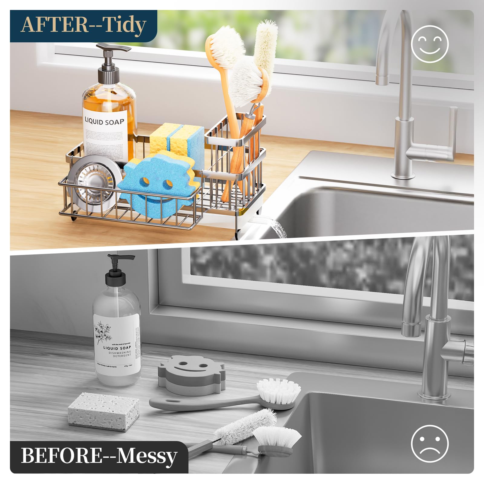 Sponge Holder for Kitchen Sink