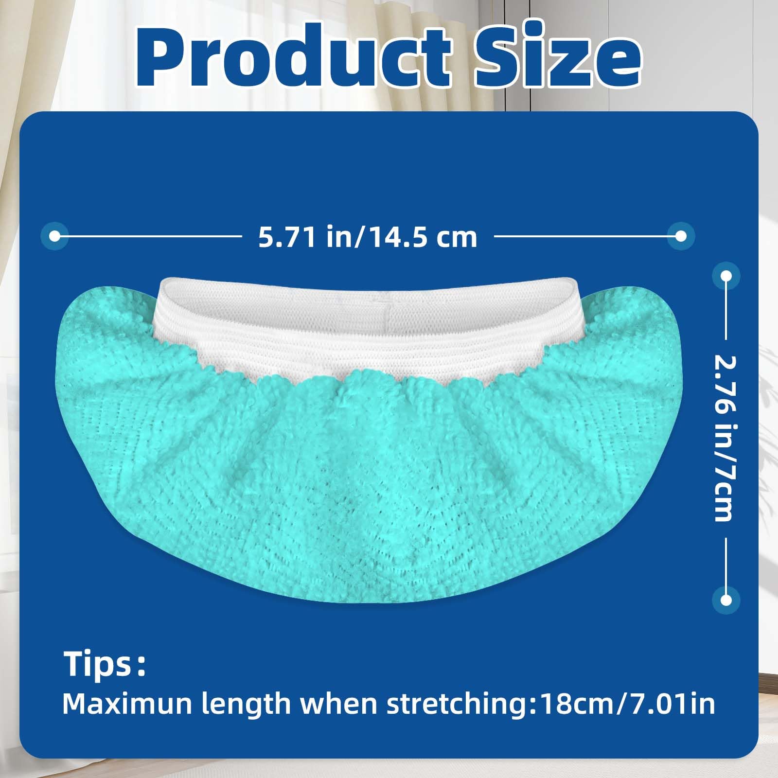 Blue Steamer Cloth Covers for Dirty Jobs & Deep Cleaning (10 Count)