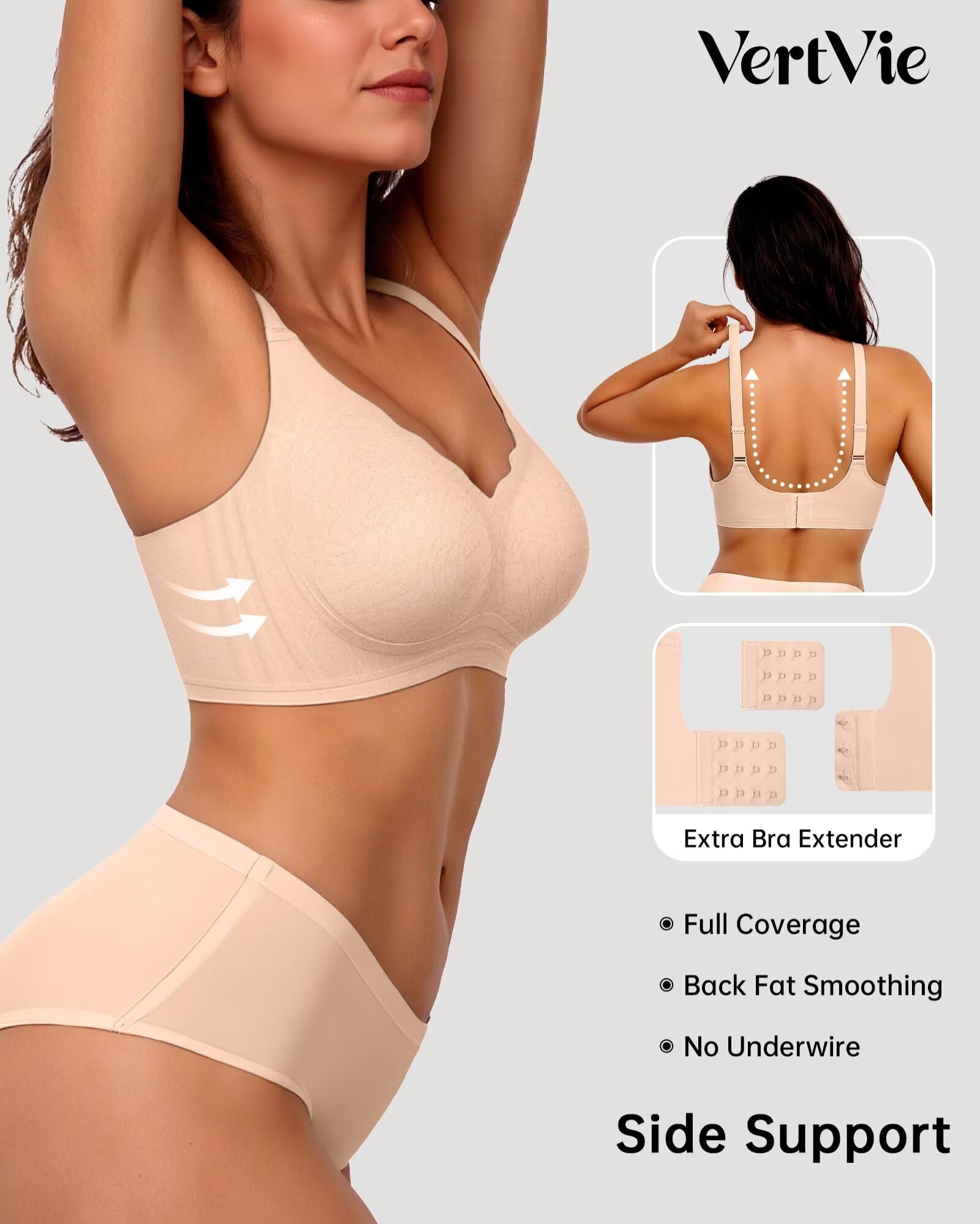 Seamless Jelly Bra No Underwire Supportive Bralette